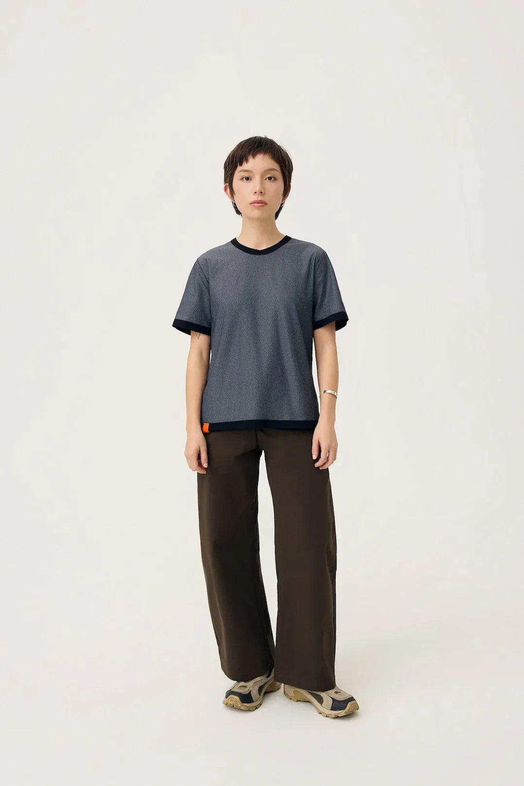 3EIGHTH | Everyday Reversible Tee in Black & Steel Grey