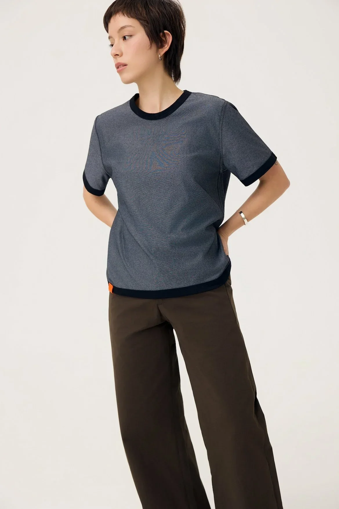 3EIGHTH | Everyday Reversible Tee in Black & Steel Grey - Image 8