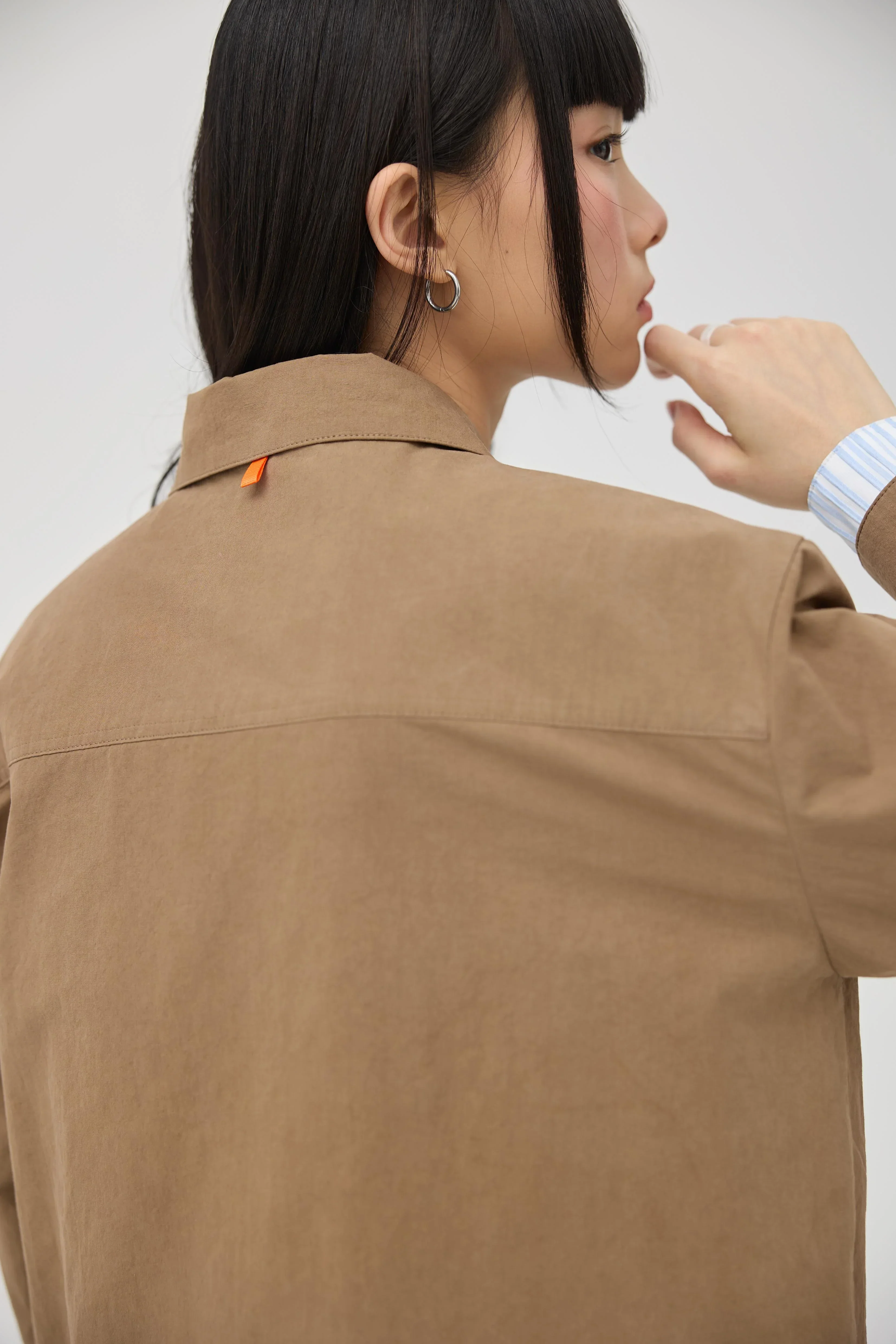 3EIGHTH | Kasane Shirt In Sandstone - Image 4