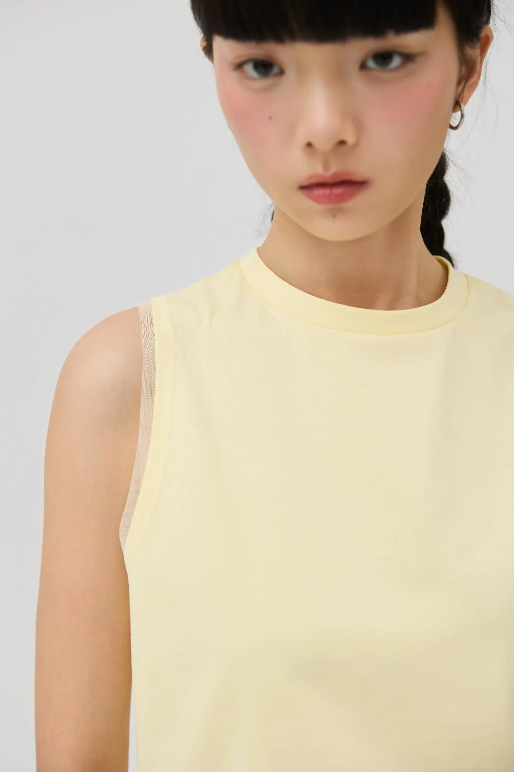 3EIGHTH | Kumo Muscle Tank | Butter Yellow - Image 2