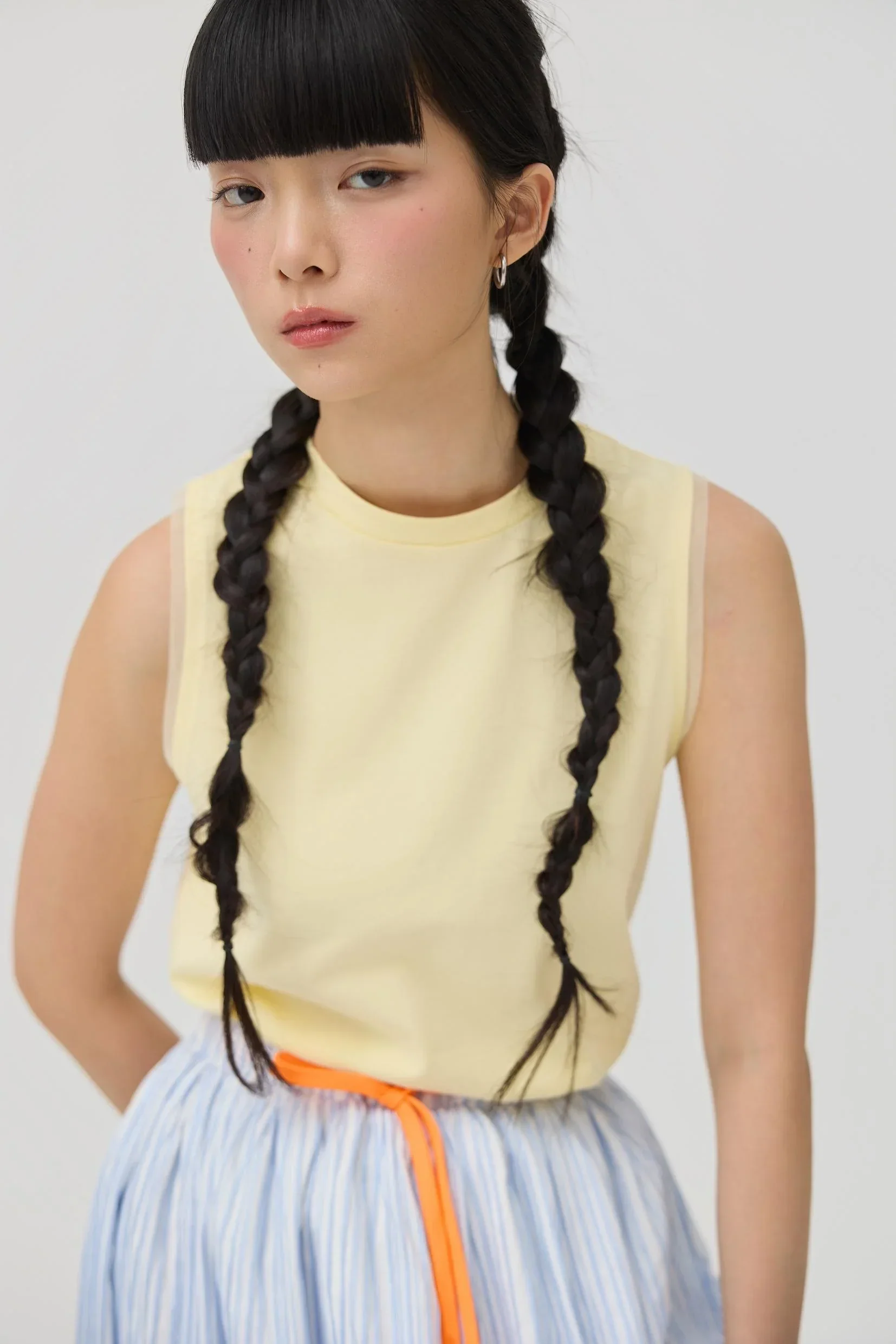 3EIGHTH | Kumo Muscle Tank | Butter Yellow - Image 3
