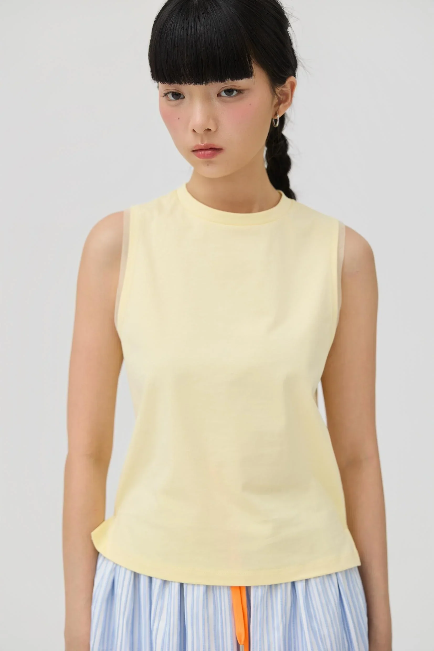 3EIGHTH | Kumo Muscle Tank | Butter Yellow - Image 4