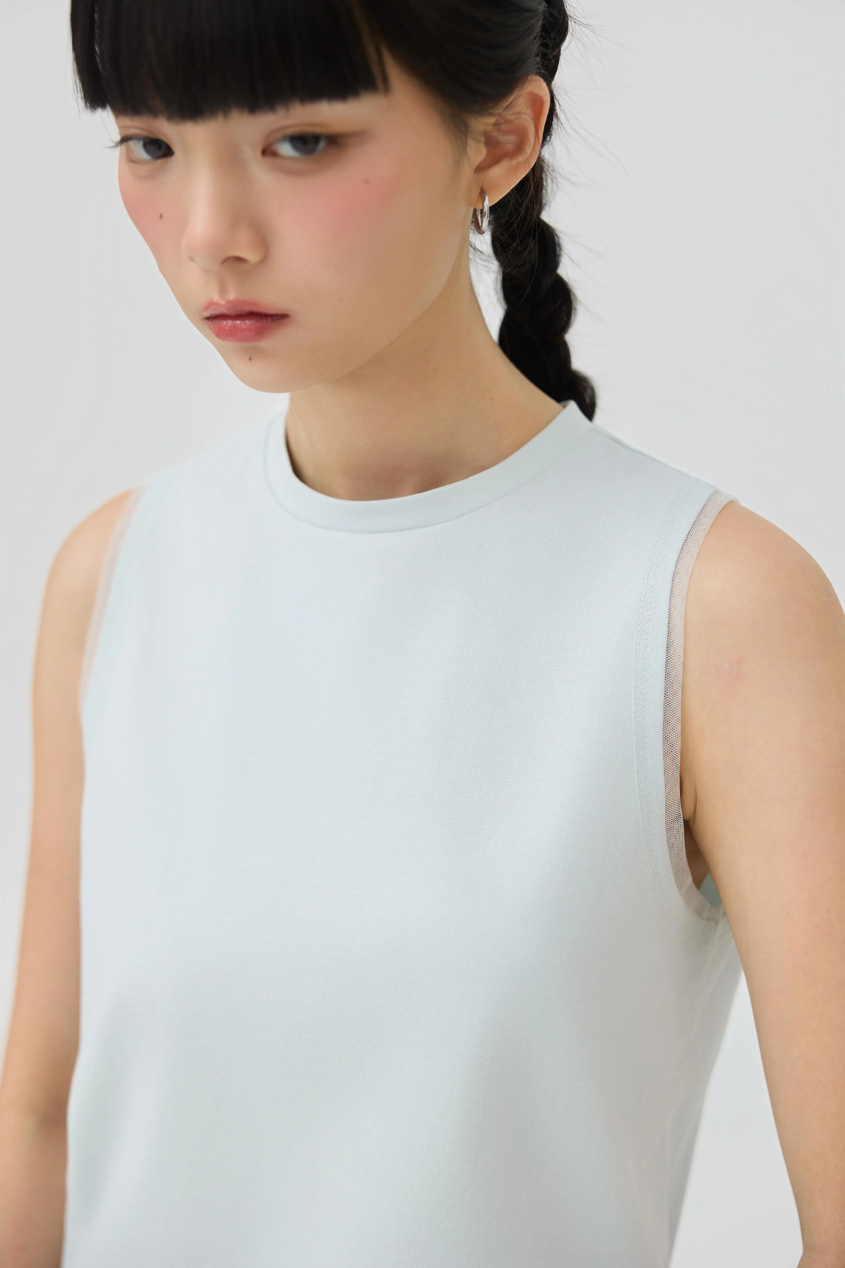 3EIGHTH | Kumo Muscle Tank | Stone Blue - Image 2