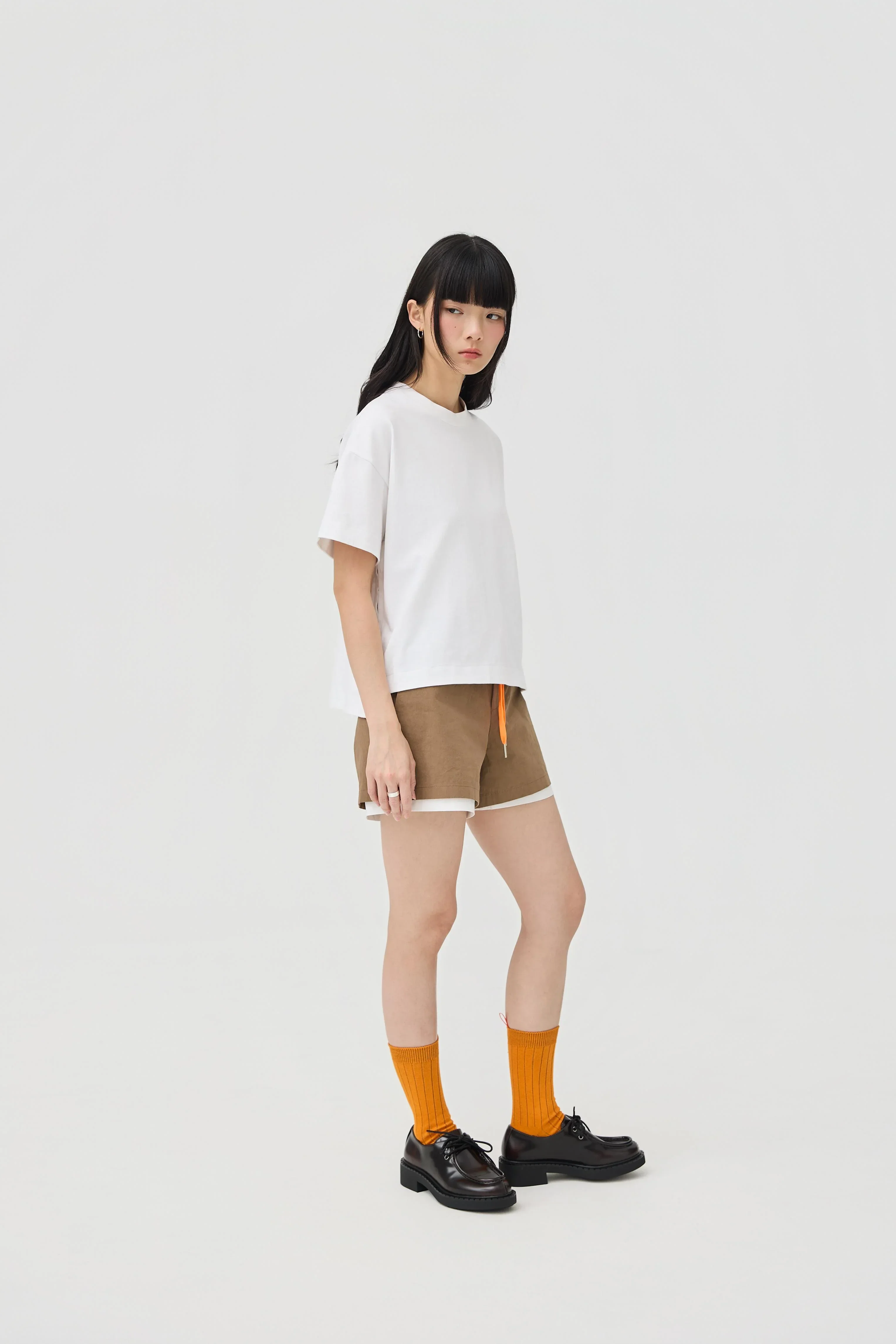 3EIGHTH | Sokko Zip Tee In Optic White - Image 6