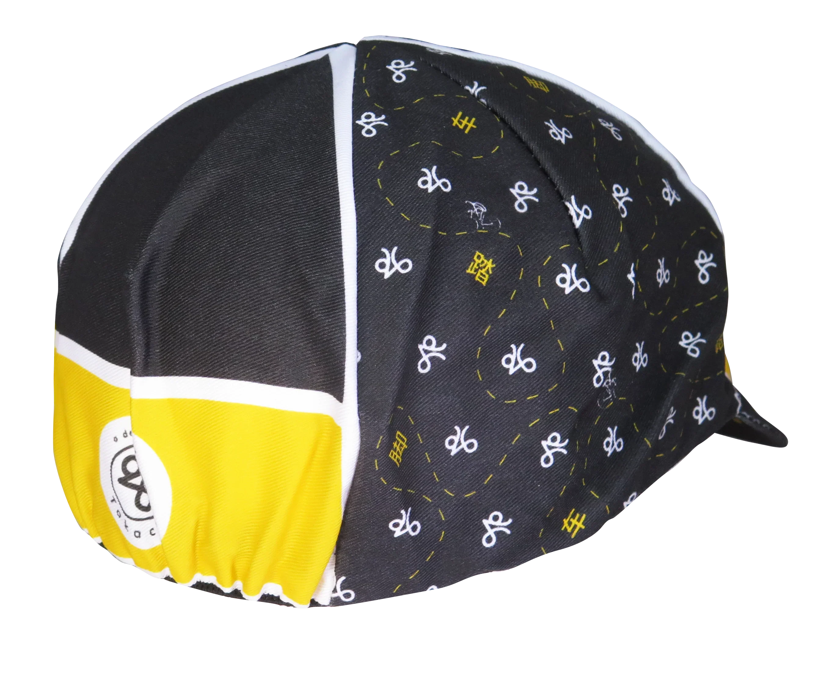 A DESIGN BY TAKACHYA | Cycling Cap - Cycle Shiok Yellow Black - Image 4