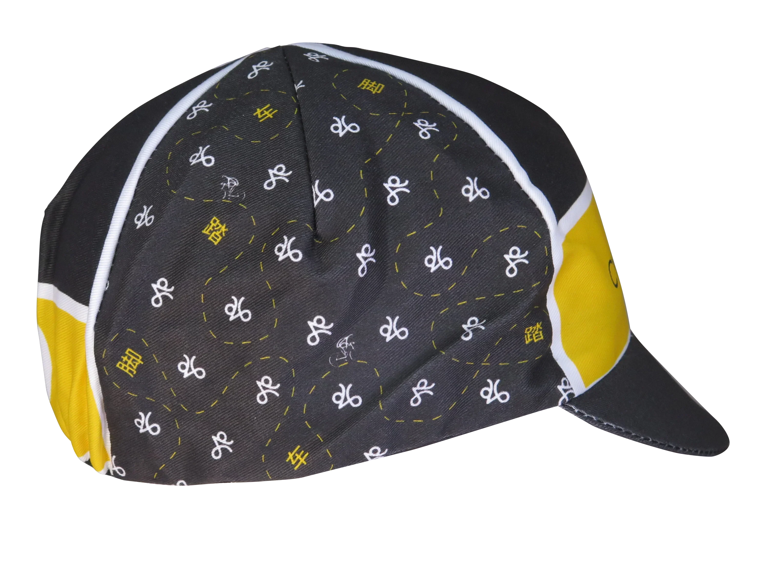 A DESIGN BY TAKACHYA | Cycling Cap - Cycle Shiok Yellow Black - Image 5