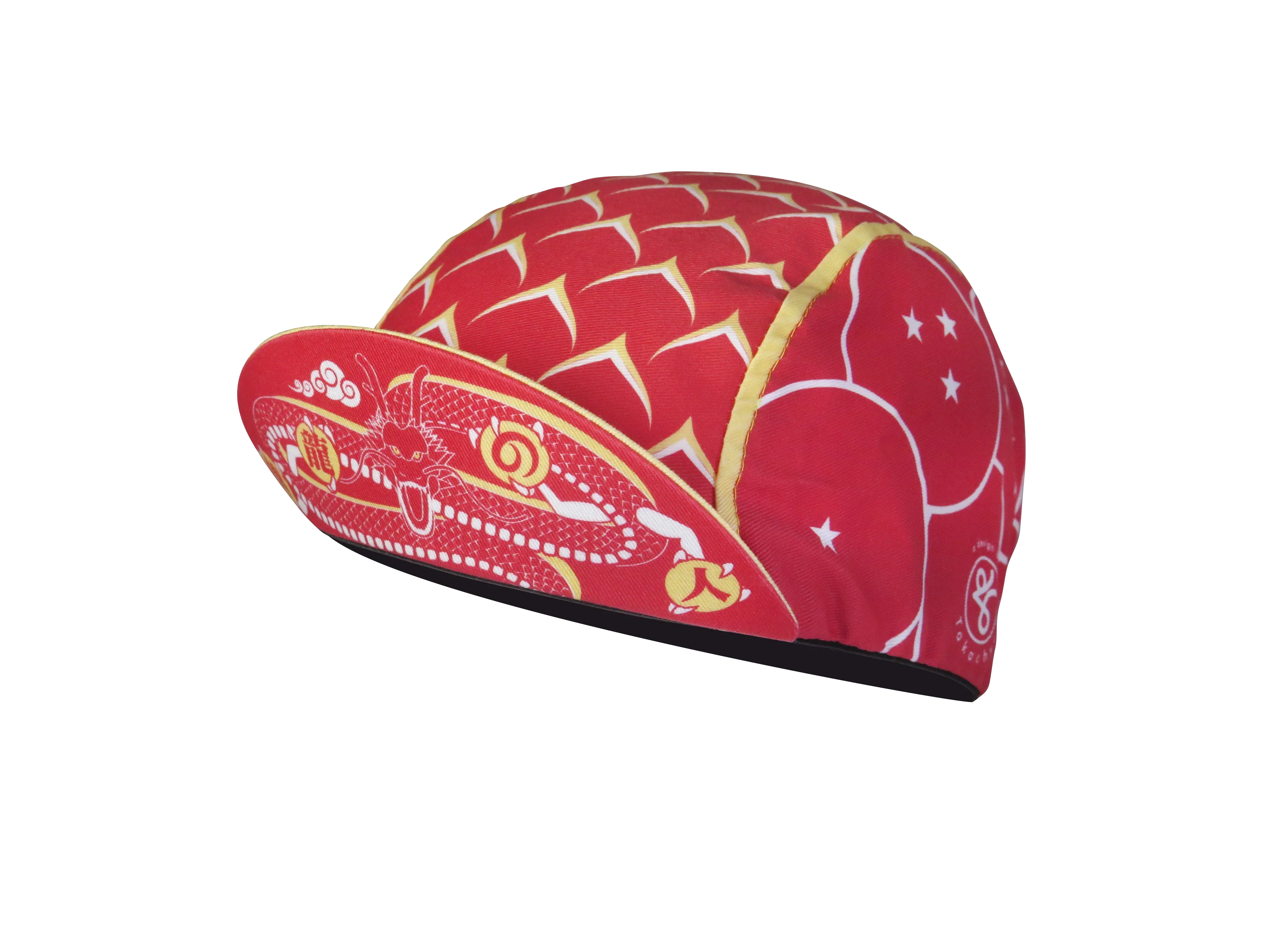 A DESIGN BY TAKACHYA | Cycling Cap - DragonfruitZ Auspicious Red - Image 4