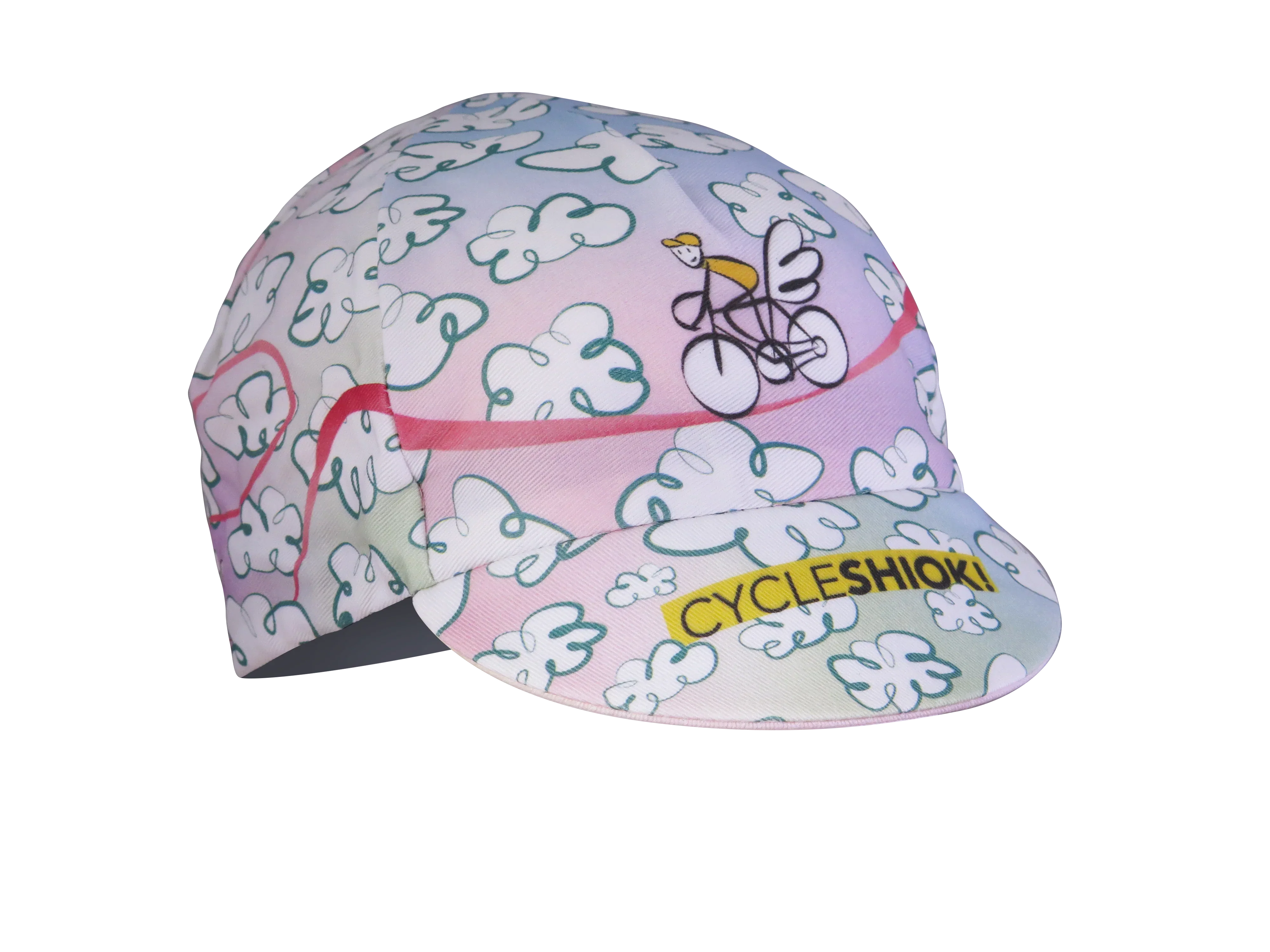 A DESIGN BY TAKACHYA | Cycling Cap - Flying Unicorn Psychedelic - Image 11