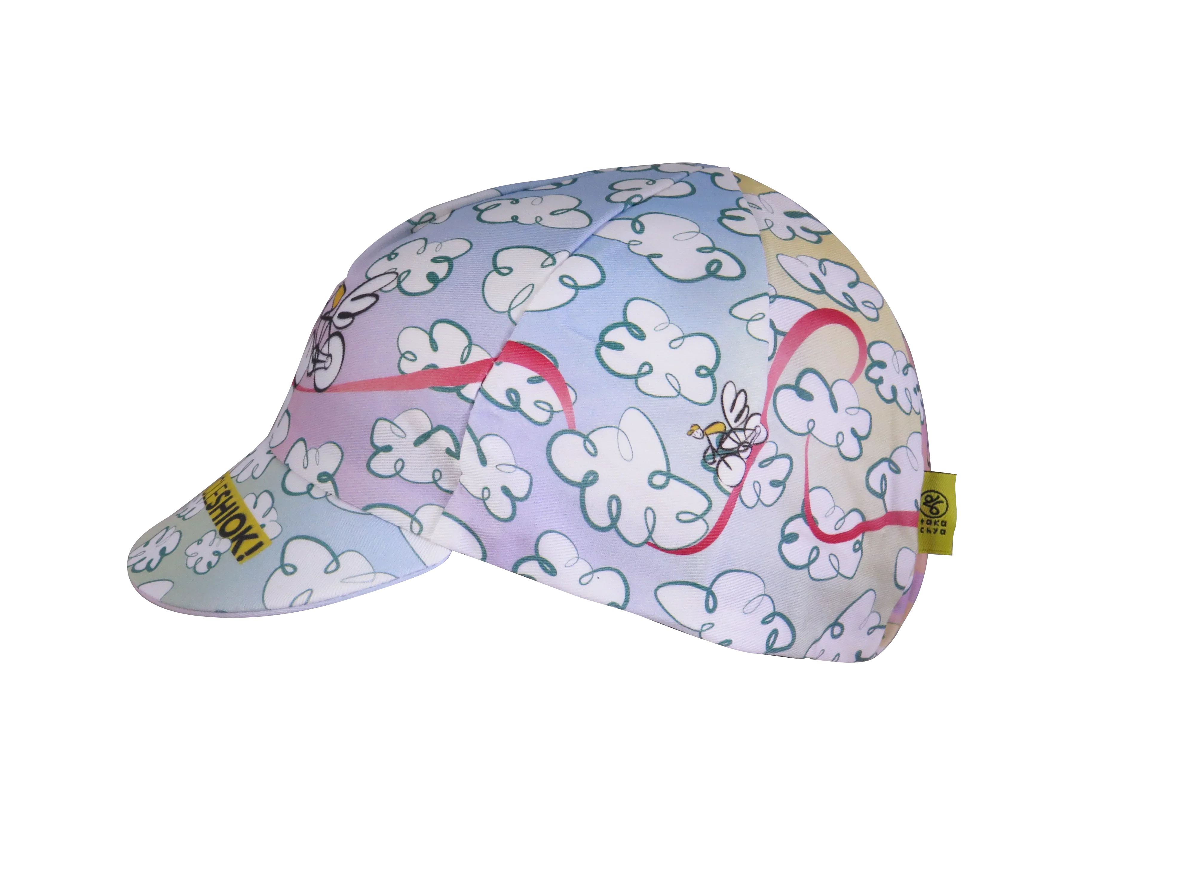 A DESIGN BY TAKACHYA | Cycling Cap - Flying Unicorn Psychedelic - Image 6