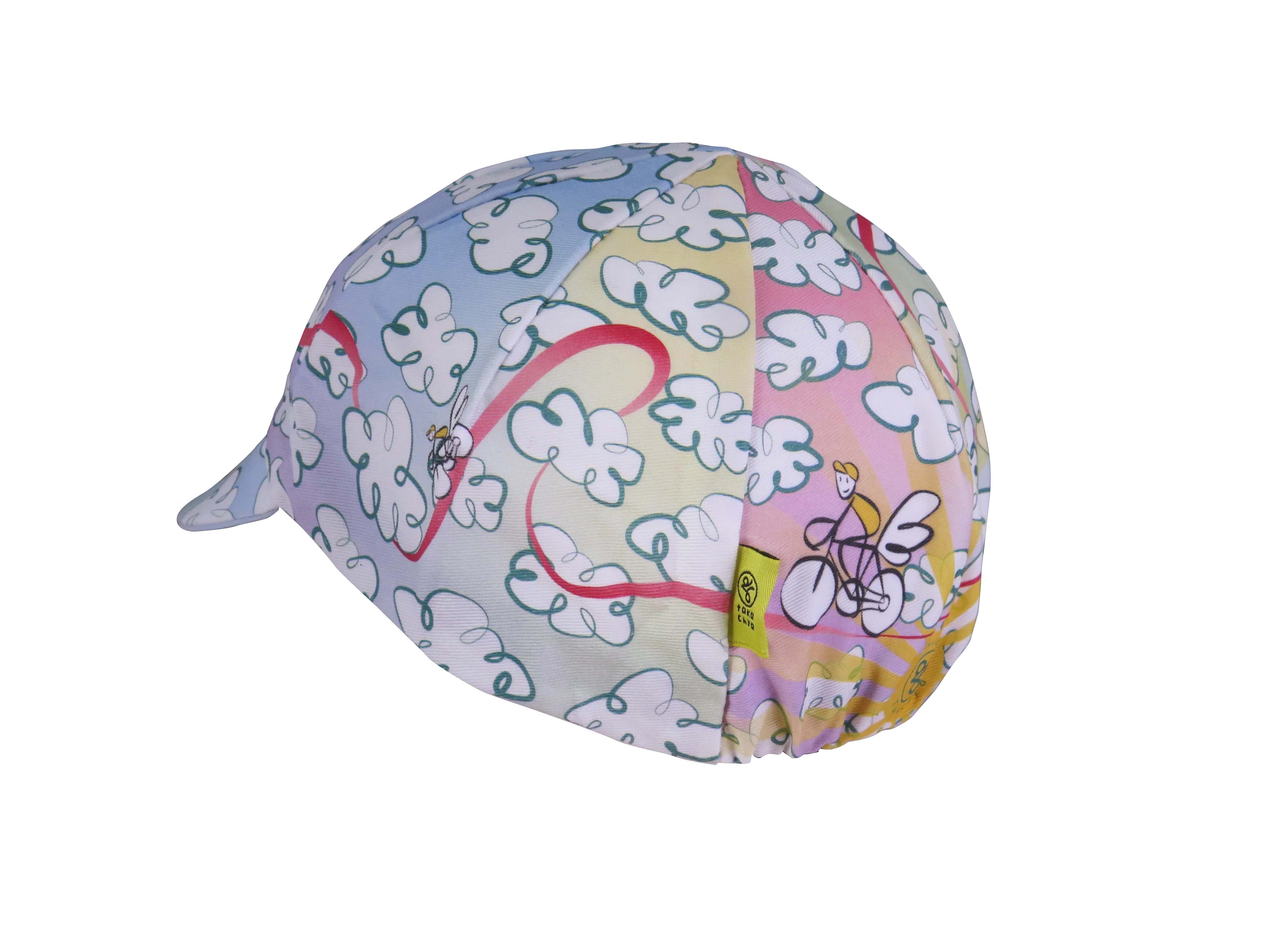 A DESIGN BY TAKACHYA | Cycling Cap - Flying Unicorn Psychedelic - Image 7