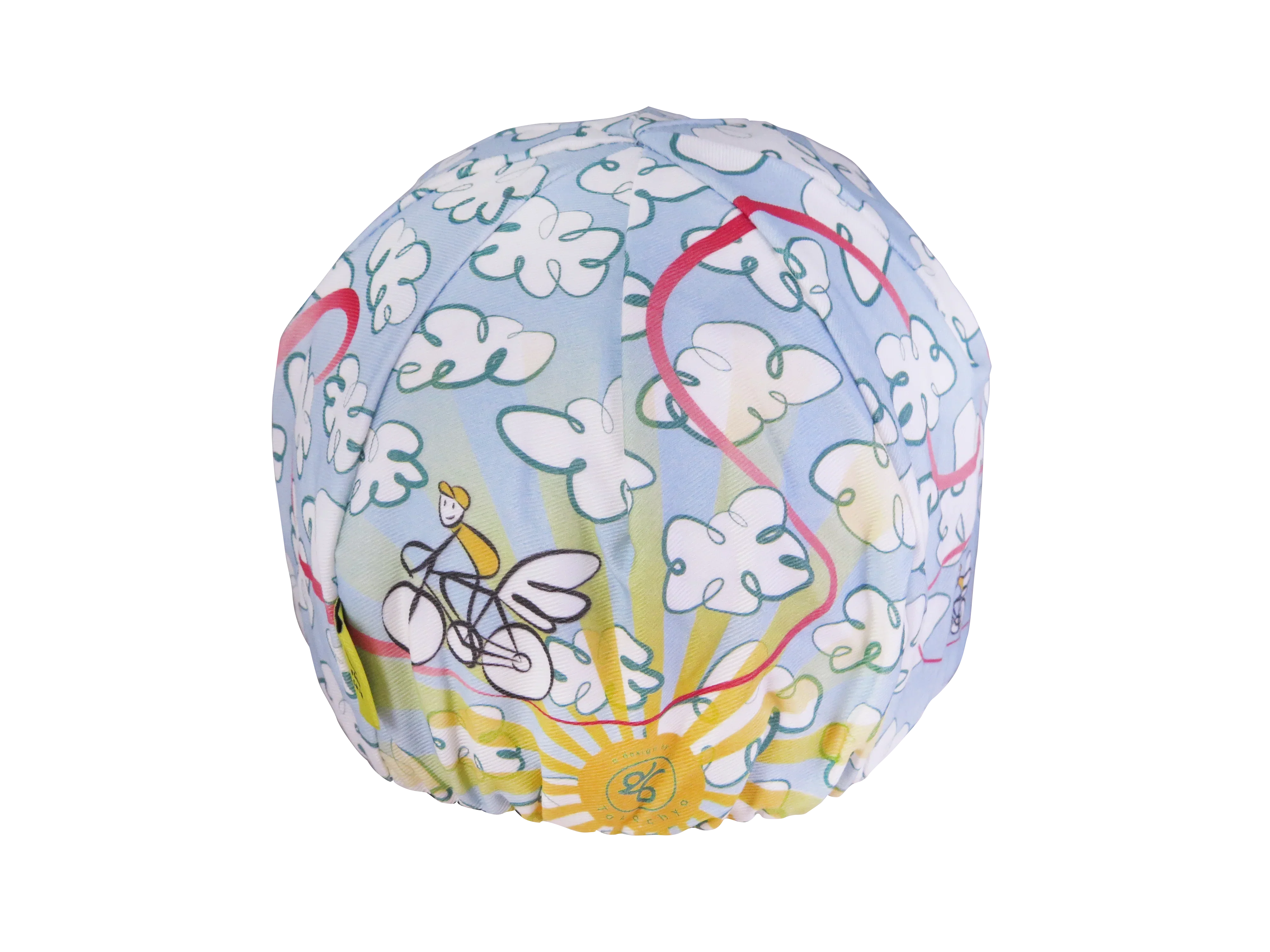 A DESIGN BY TAKACHYA | Cycling Cap - Flying Unicorn Sky Blue - Image 8