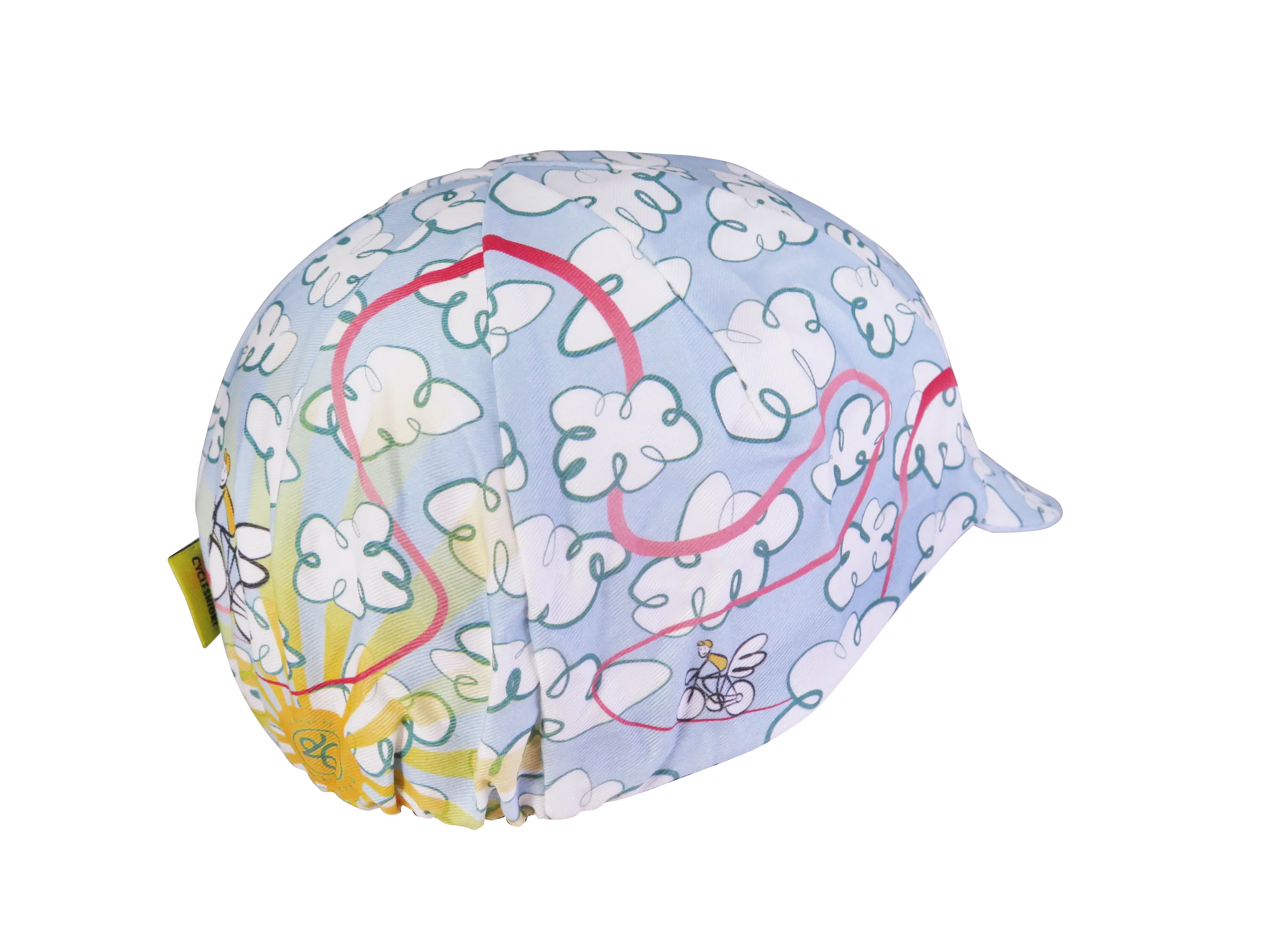 A DESIGN BY TAKACHYA | Cycling Cap - Flying Unicorn Sky Blue - Image 9