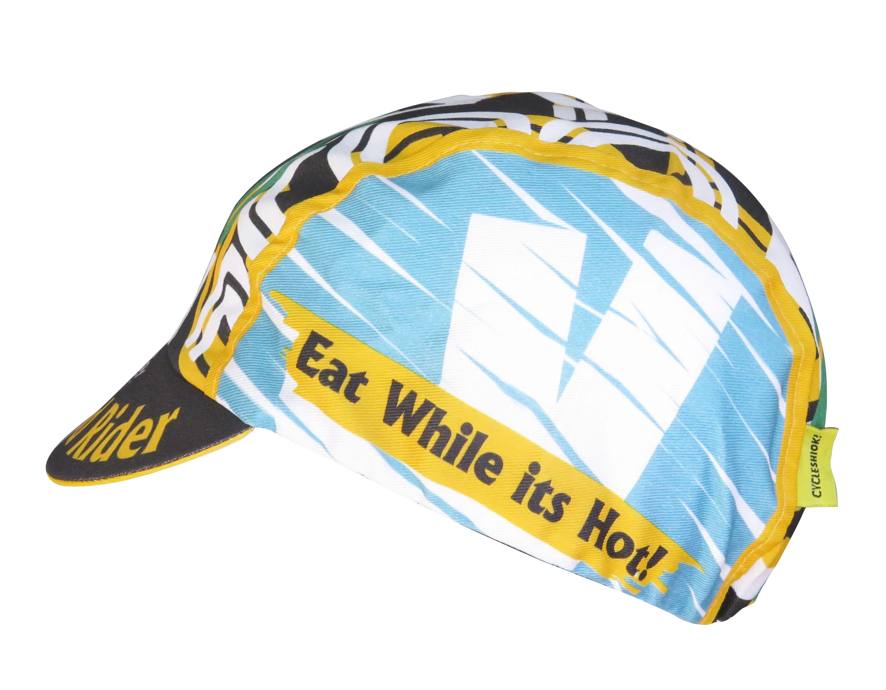 A DESIGN BY TAKACHYA | Cycling Cap - I Am Fast Food Rider (Color) - Image 6