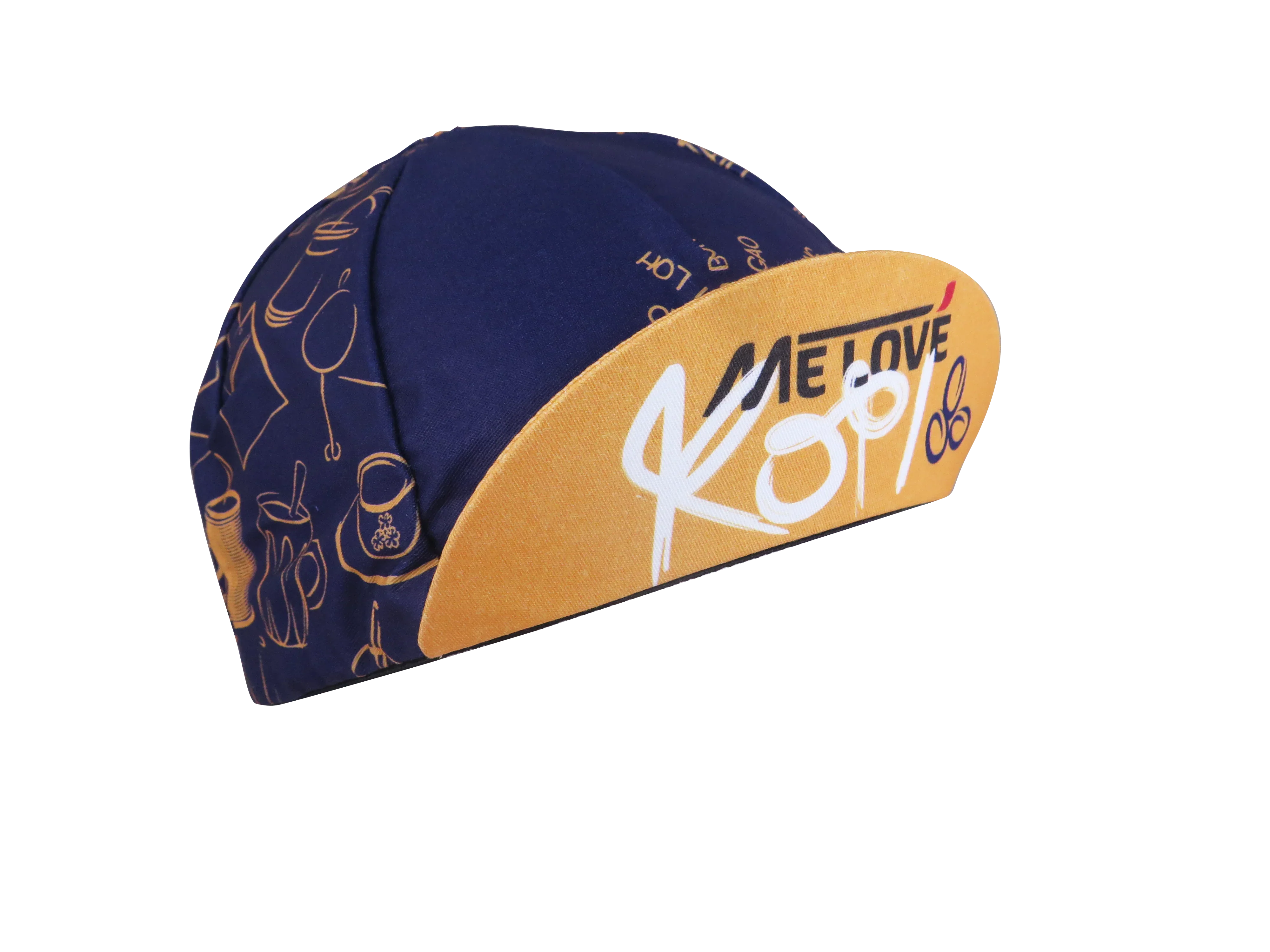A DESIGN BY TAKACHYA | Cycling Cap - Me Love Kopi