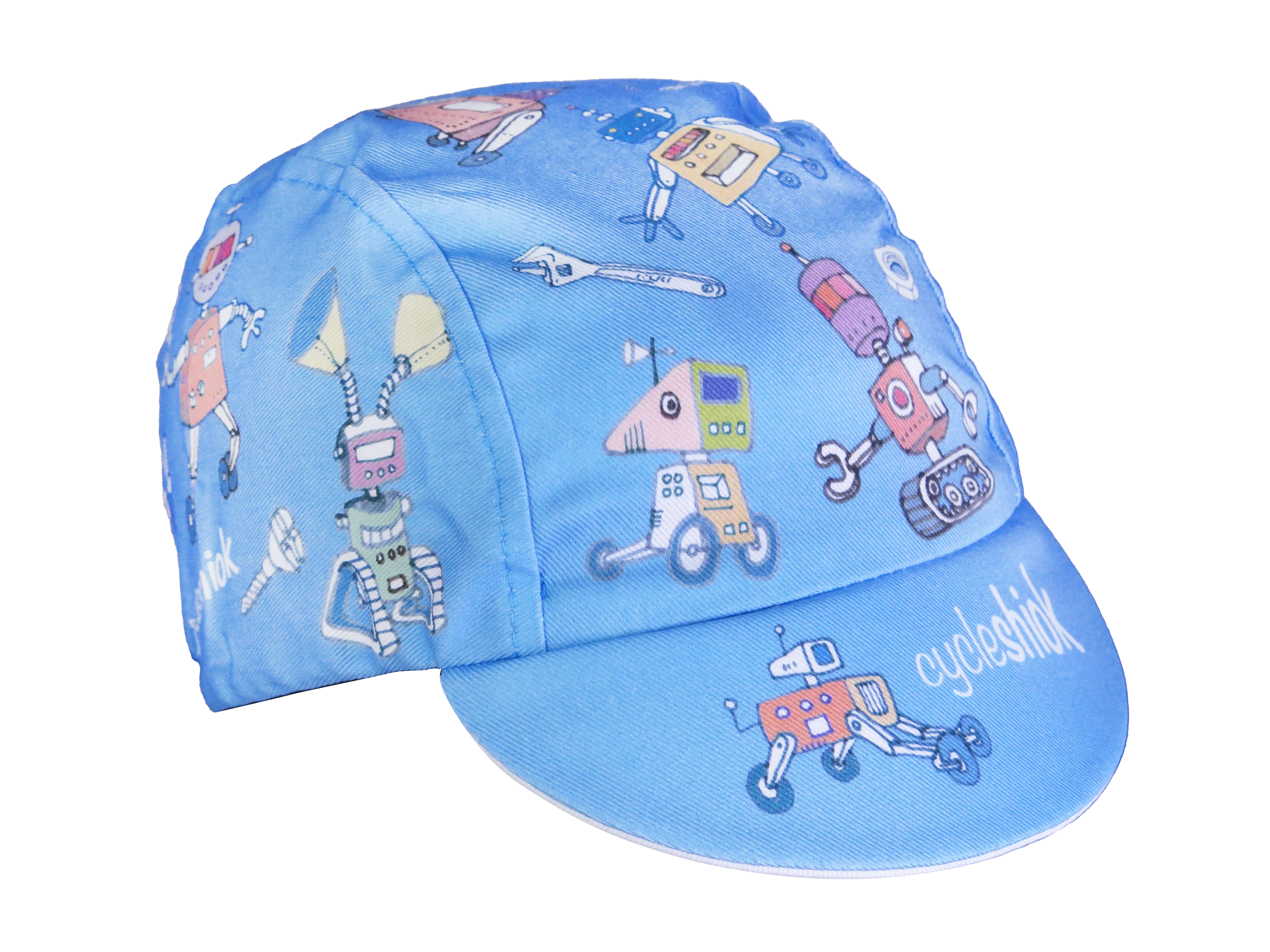 A DESIGN BY TAKACHYA | Faizal Caricatures x TKC Blue Robot Cycling Cap - Image 11