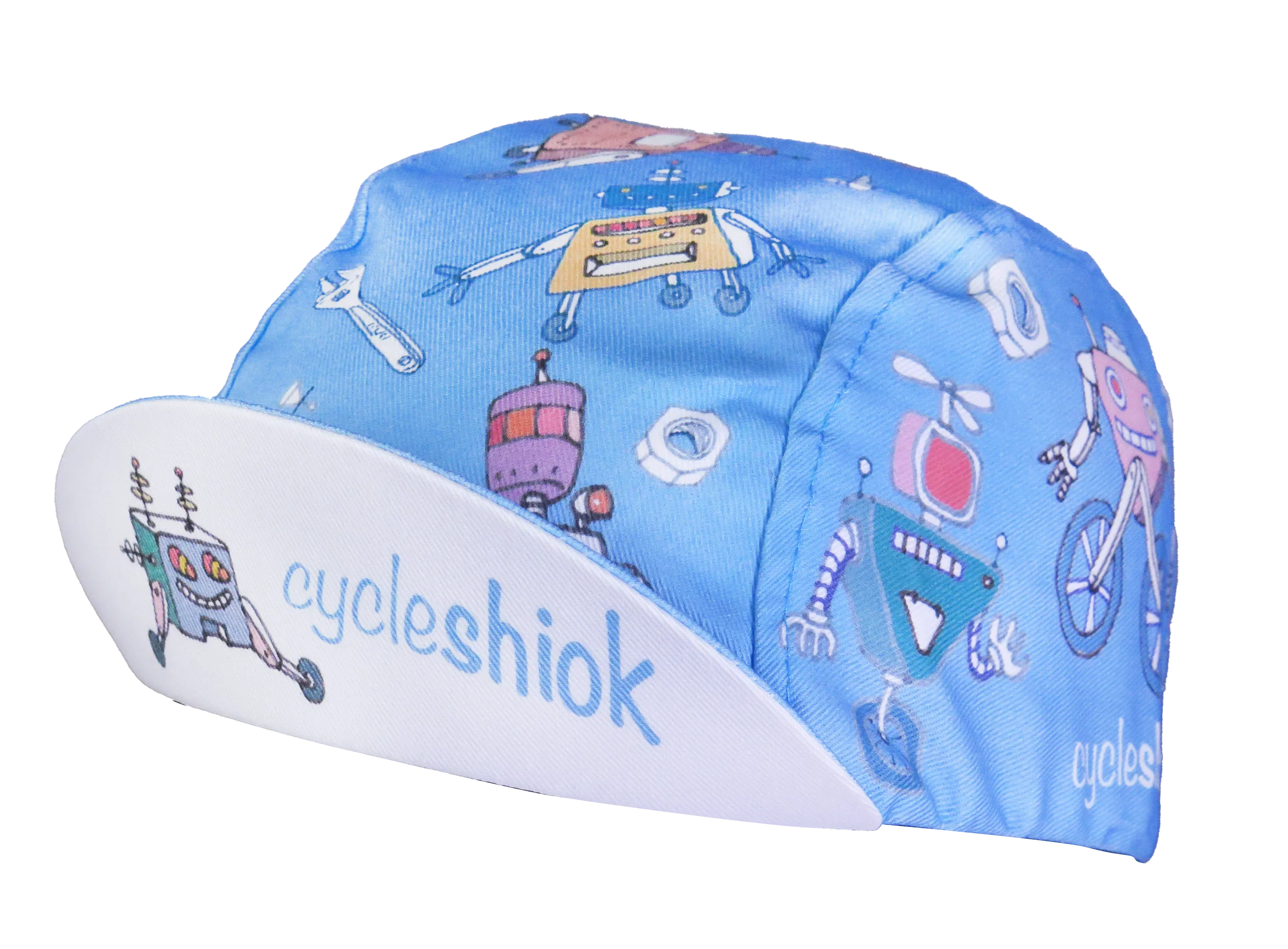 A DESIGN BY TAKACHYA | Faizal Caricatures x TKC Blue Robot Cycling Cap - Image 4