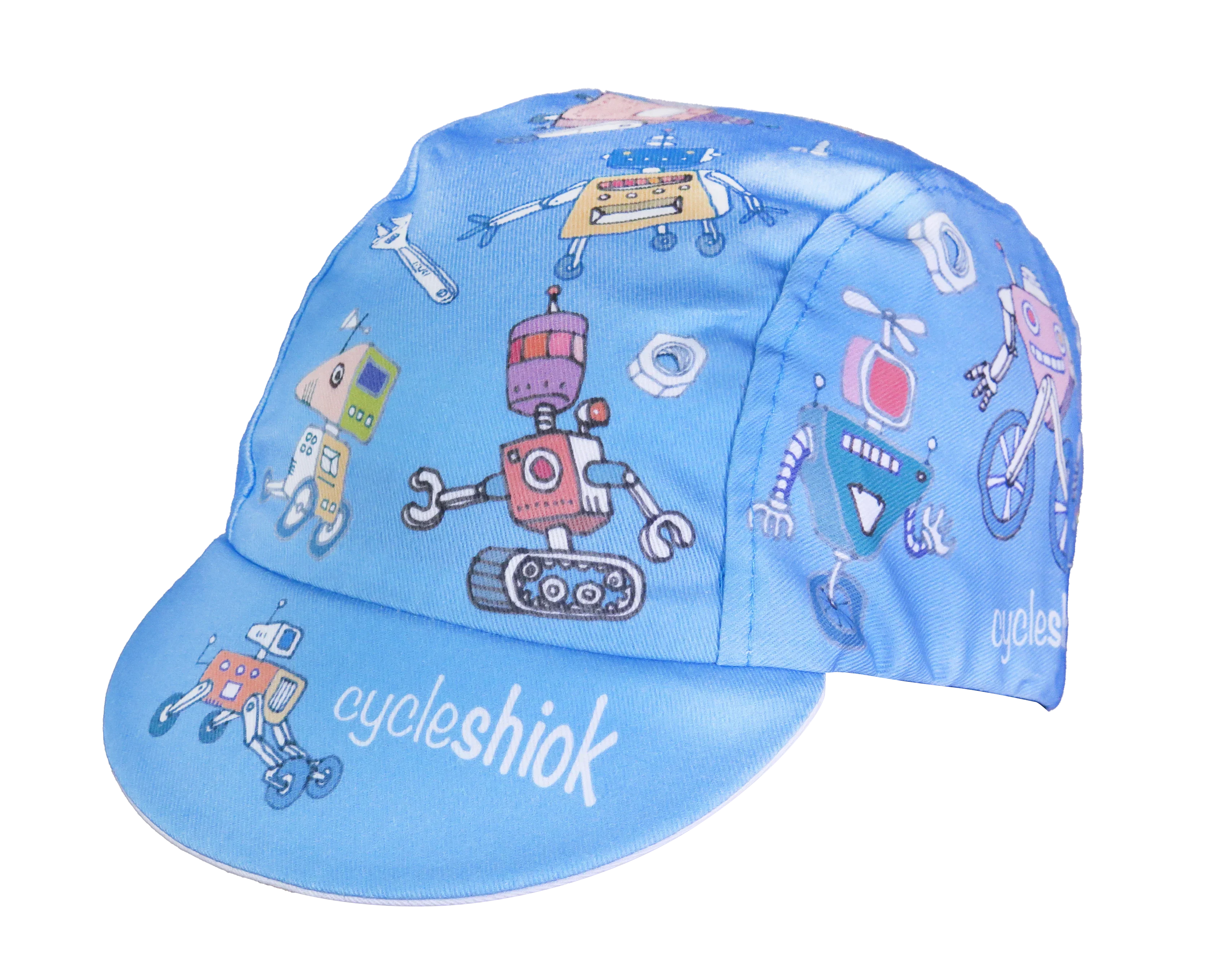 A DESIGN BY TAKACHYA | Faizal Caricatures x TKC Blue Robot Cycling Cap - Image 5