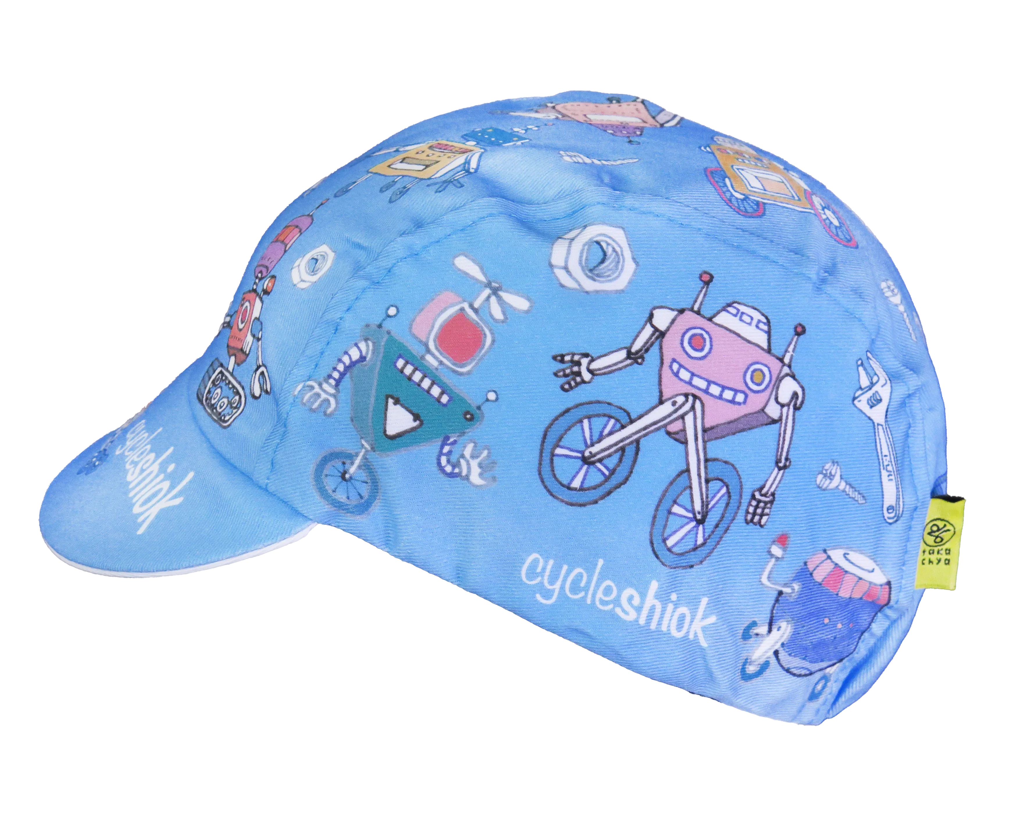 A DESIGN BY TAKACHYA | Faizal Caricatures x TKC Blue Robot Cycling Cap - Image 6