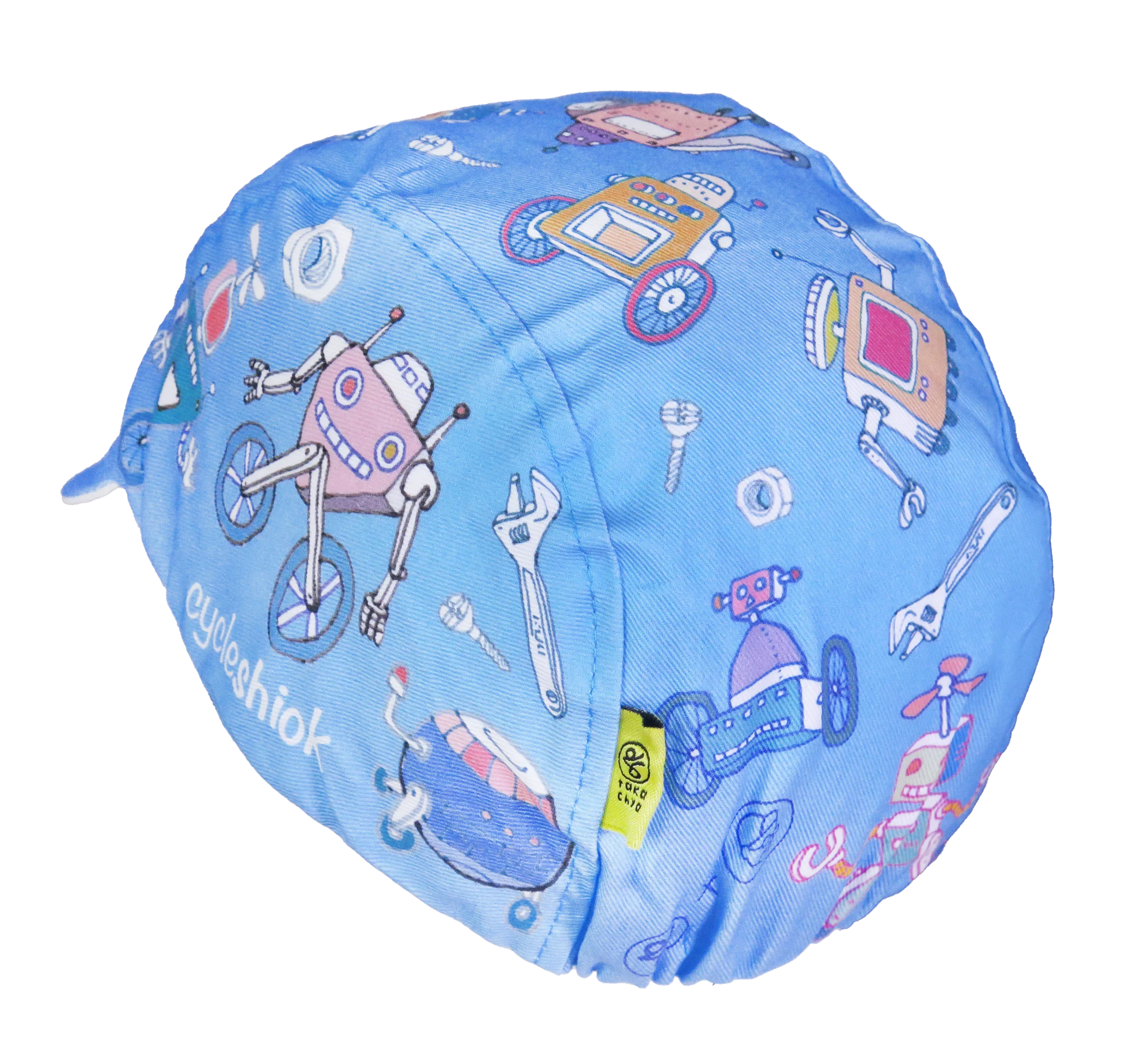 A DESIGN BY TAKACHYA | Faizal Caricatures x TKC Blue Robot Cycling Cap - Image 7