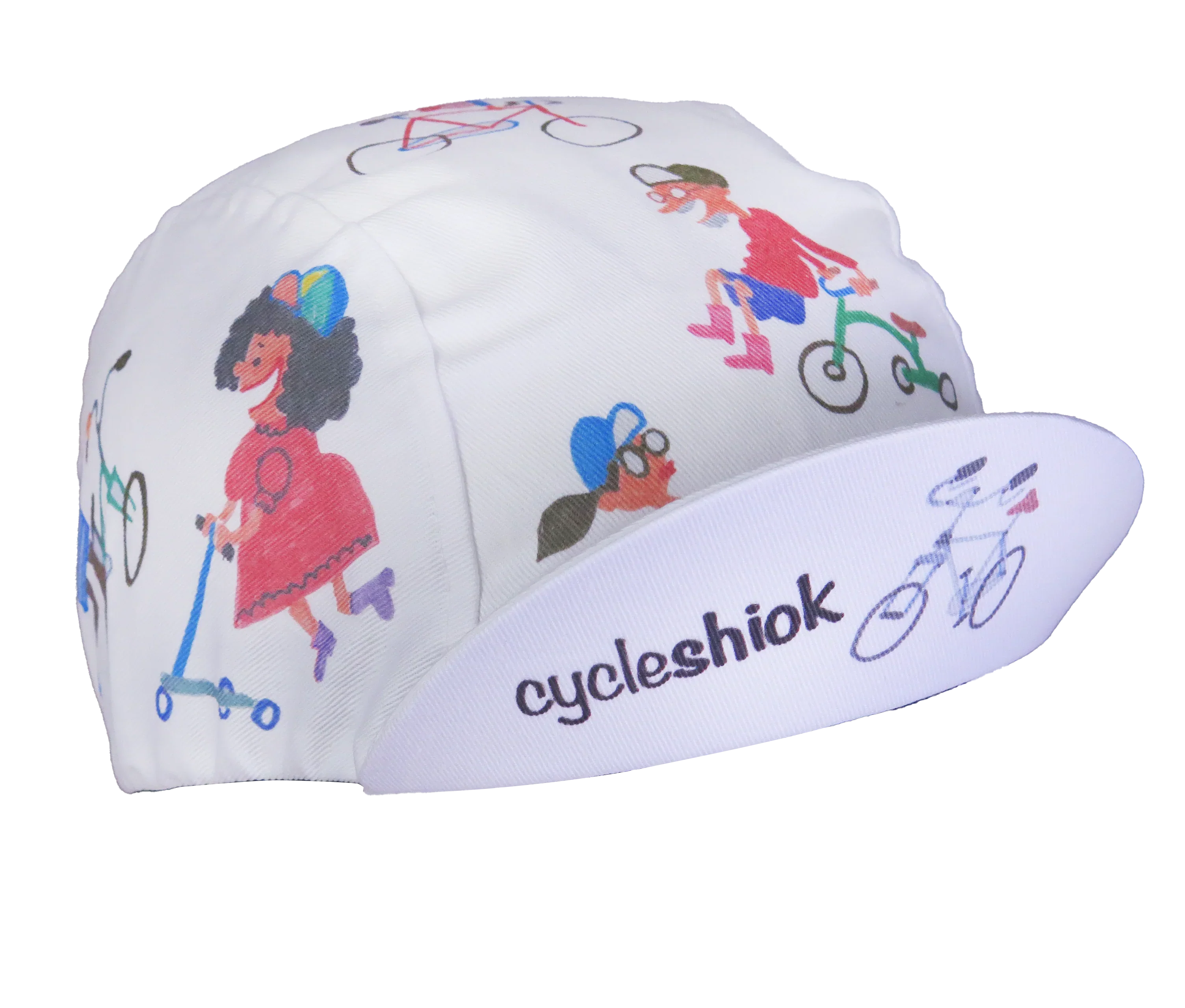 A DESIGN BY TAKACHYA | Faizal Caricatures x TKC CycleShiok! Cycling Cap