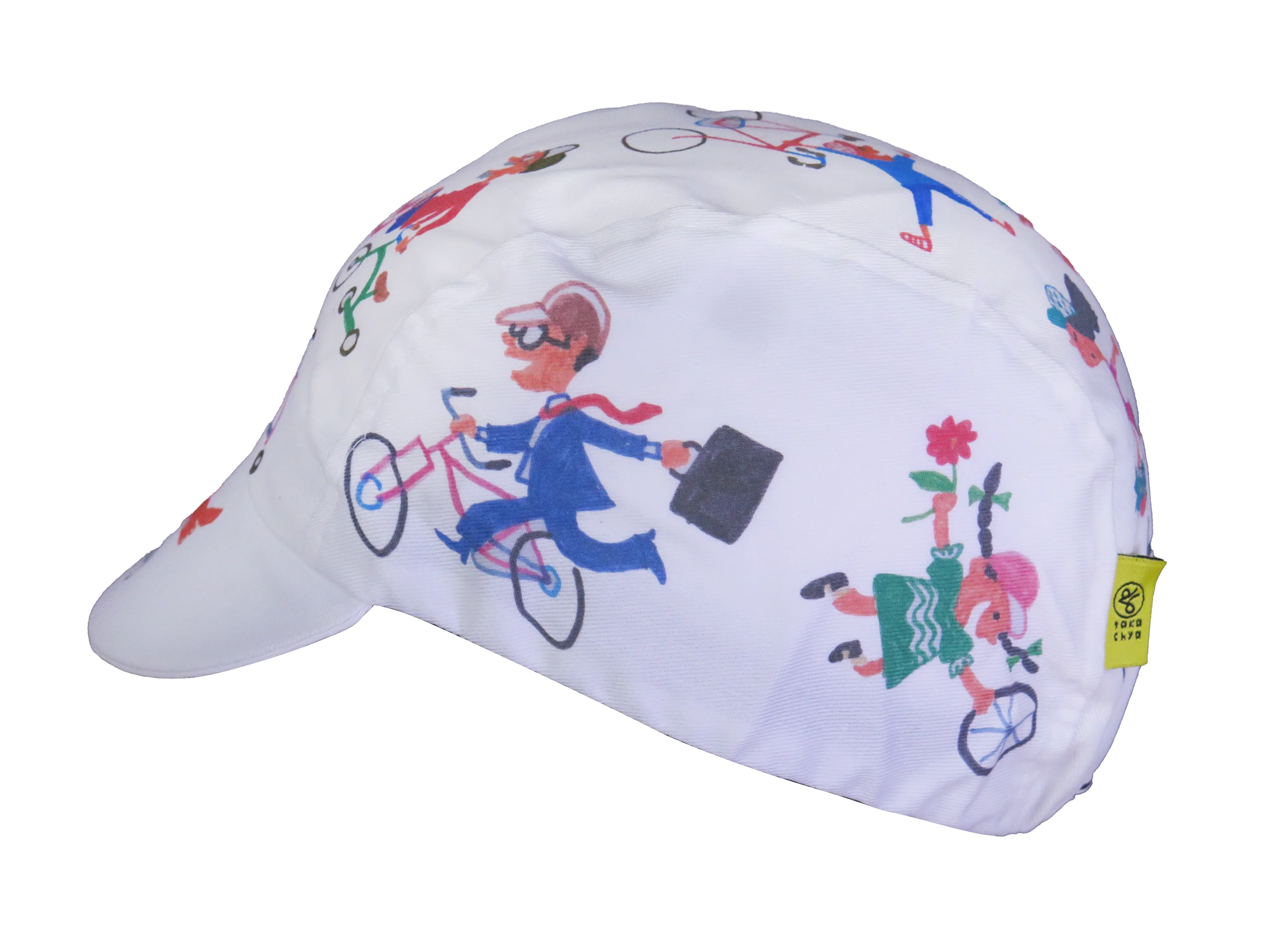 A DESIGN BY TAKACHYA | Faizal Caricatures x TKC CycleShiok! Cycling Cap - Image 6