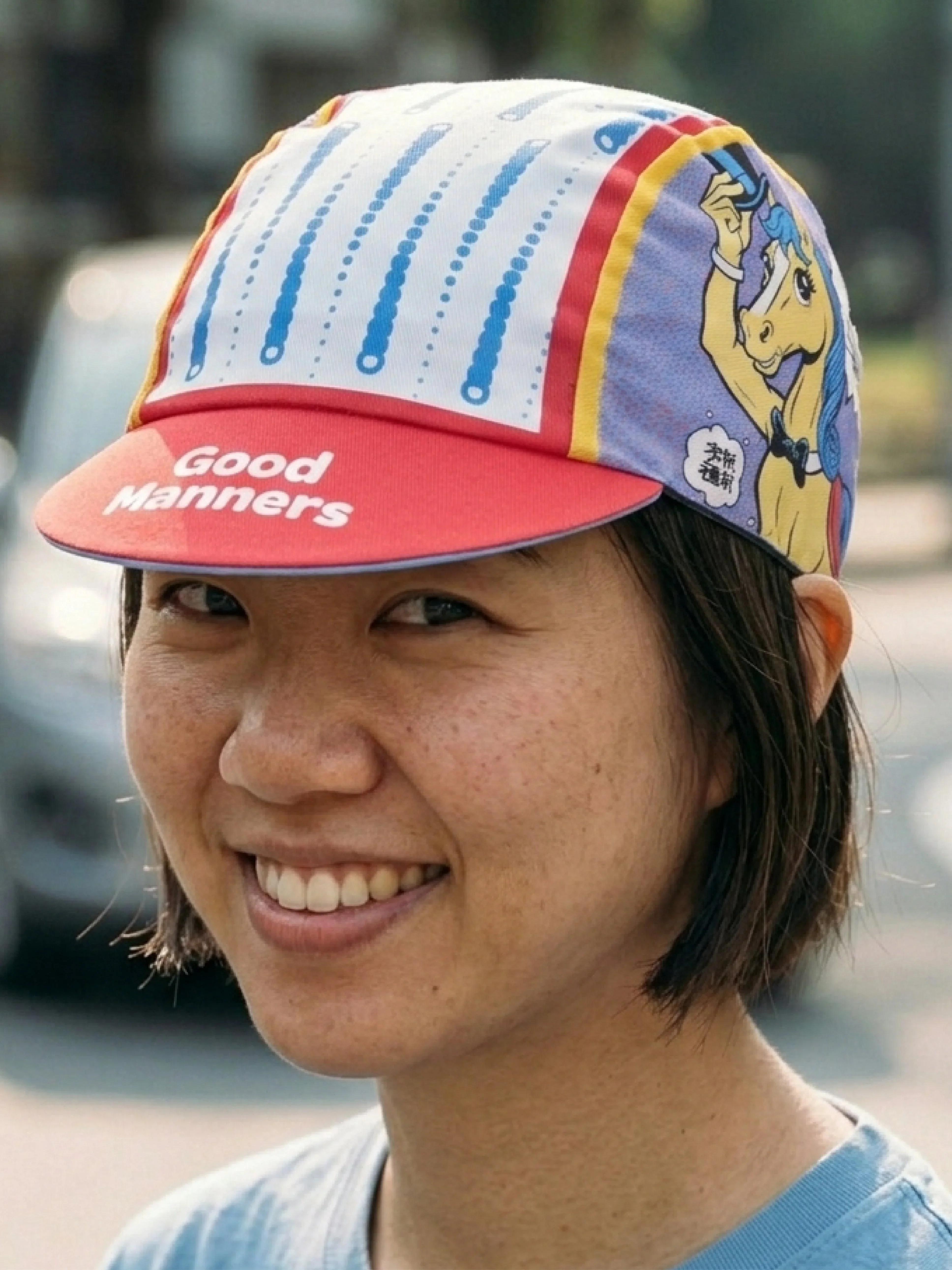 A DESIGN BY TAKACHYA | Good Manners Takachya Cycling Cap - Image 13