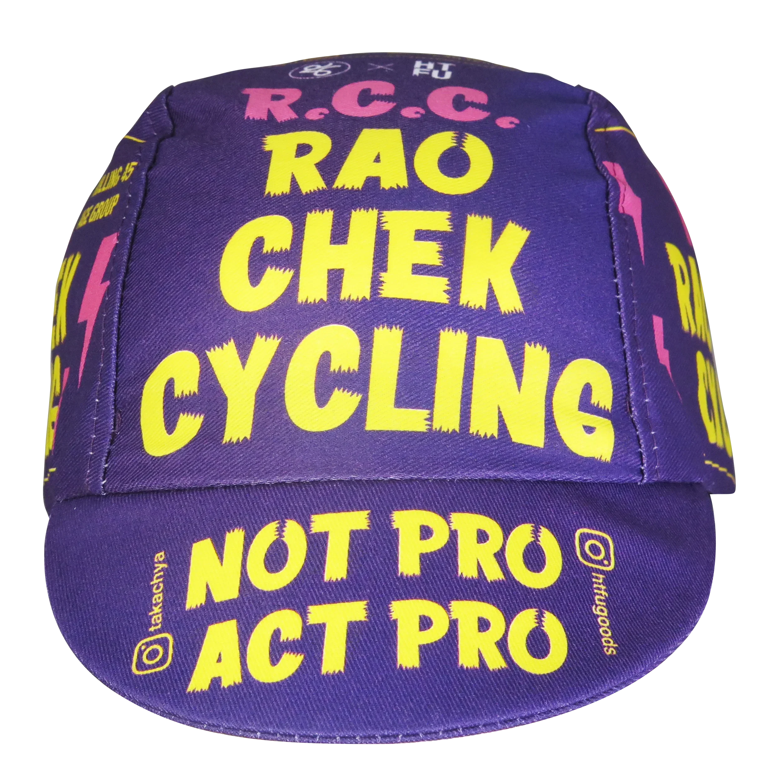 A DESIGN BY TAKACHYA | TKC X HTFU - RAO CHEK CYCLING | YELLOW, PURPLE, RED - Image 2