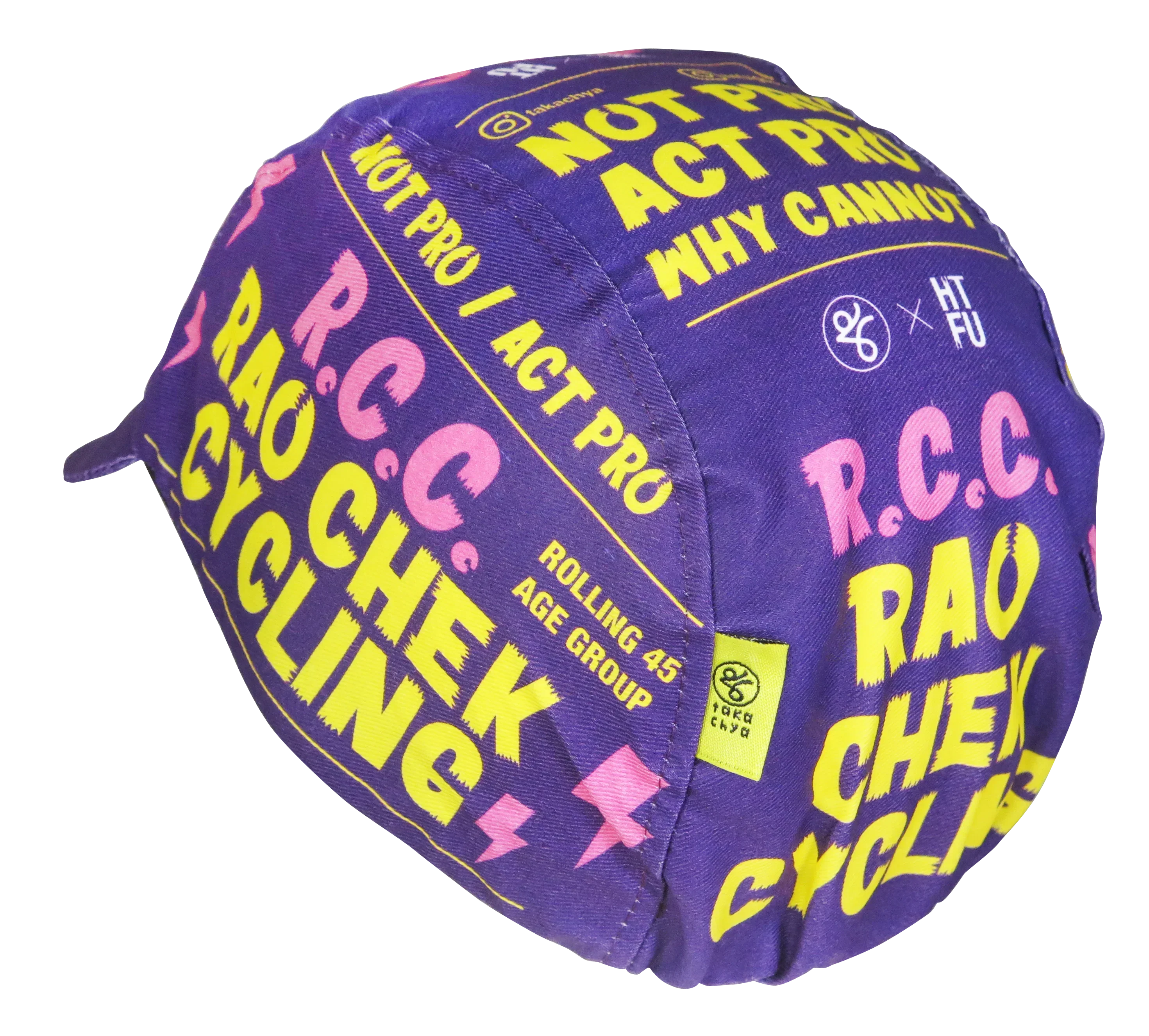 A DESIGN BY TAKACHYA | TKC X HTFU - RAO CHEK CYCLING | YELLOW, PURPLE, RED - Image 7