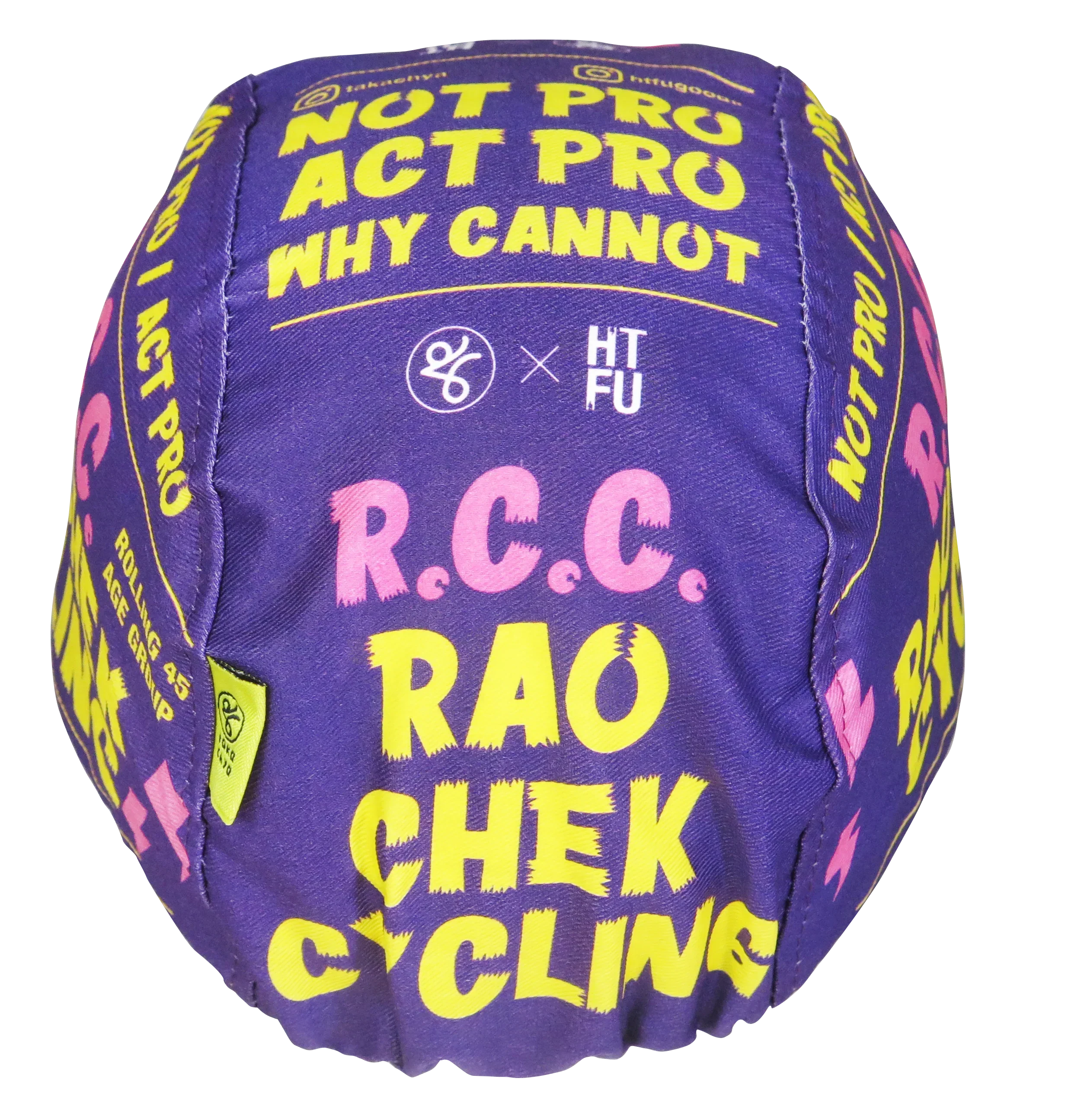A DESIGN BY TAKACHYA | TKC X HTFU - RAO CHEK CYCLING | YELLOW, PURPLE, RED - Image 8