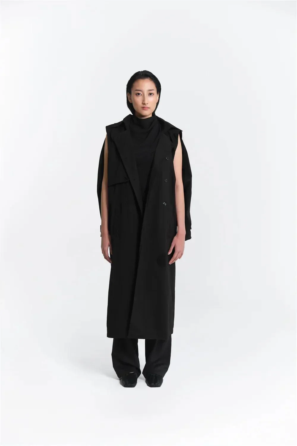 AESTHETIC PLEASURE | Division Coat Black - Image 3