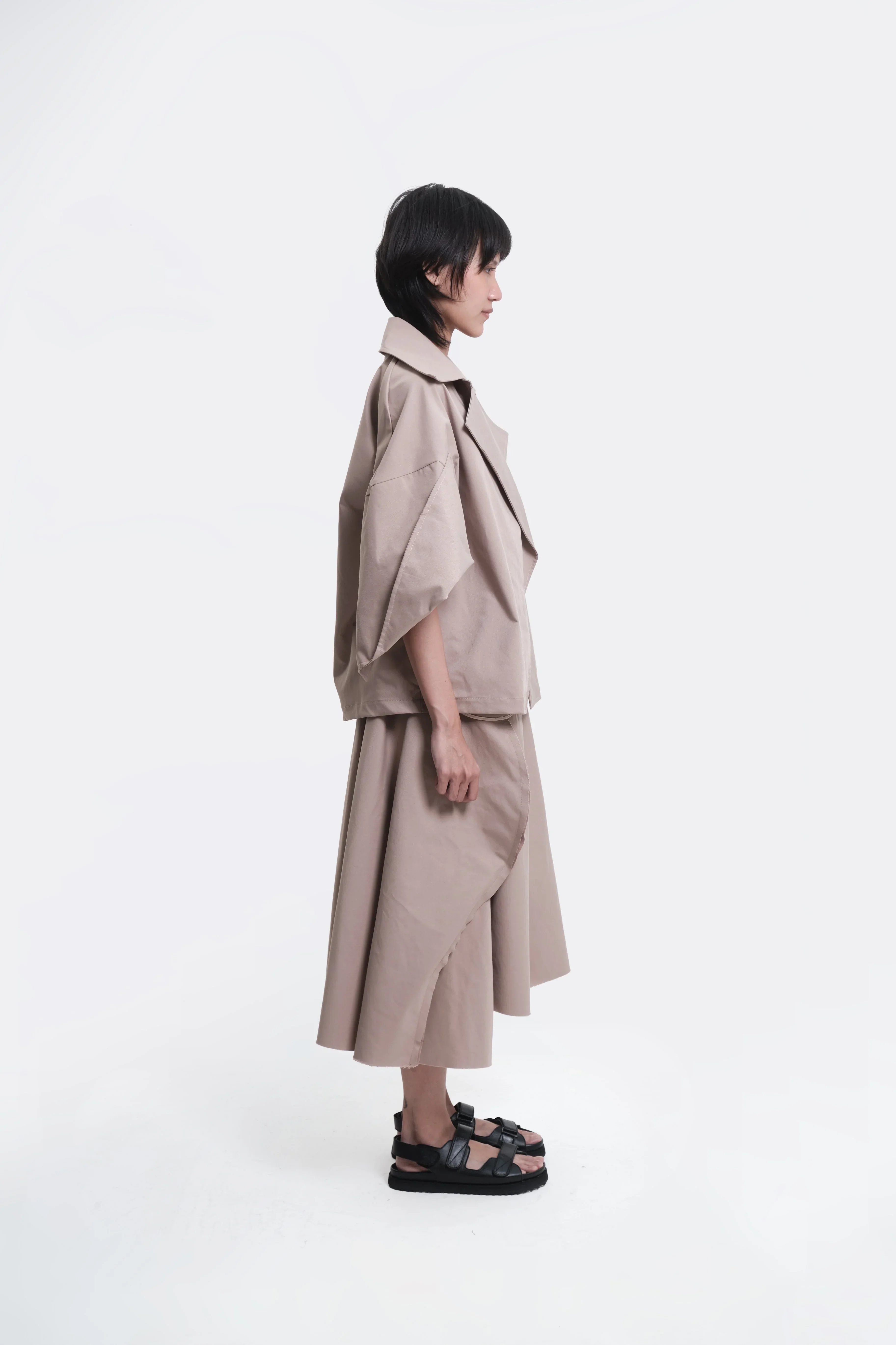 AESTHETIC PLEASURE | Semi Skirt Beige - Image 4