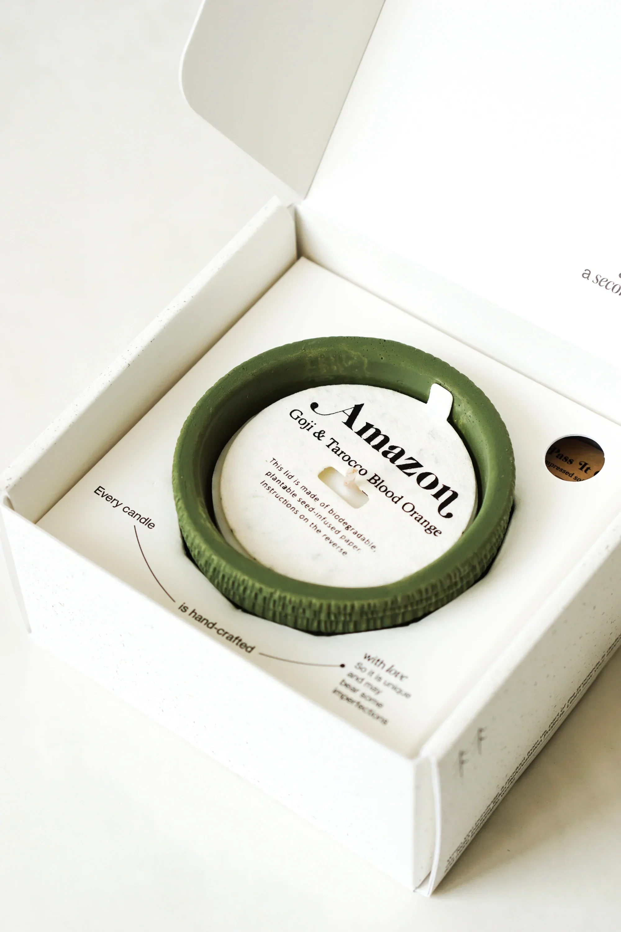 Amazon, Goji & Tarocco Blood Orange Plantable Candles - Image 3