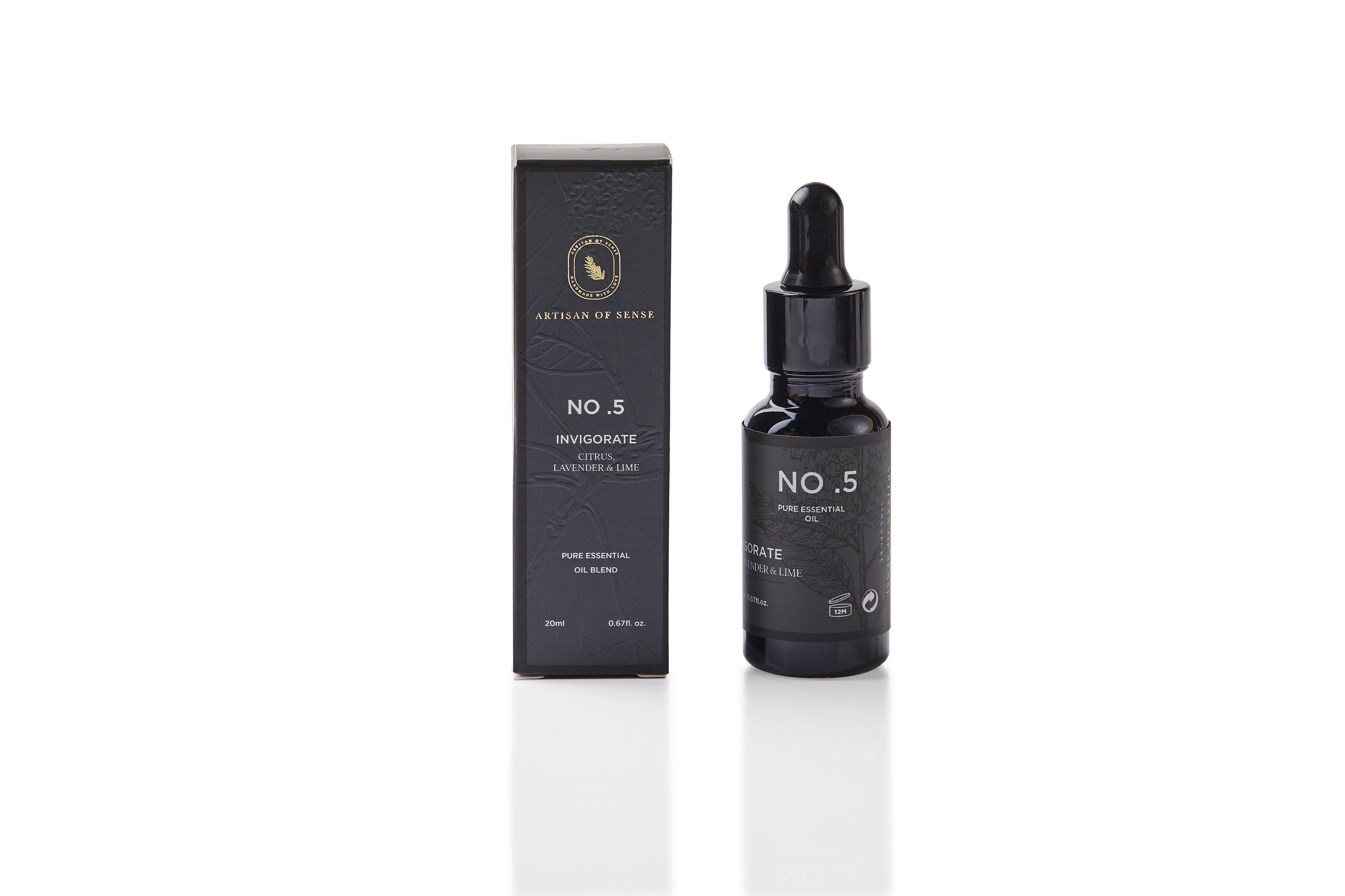 ARTISAN OF SENSE | No.5 Invigorate Essential Oil Blend | Lavender Eucalyptus & Sage - Image 2