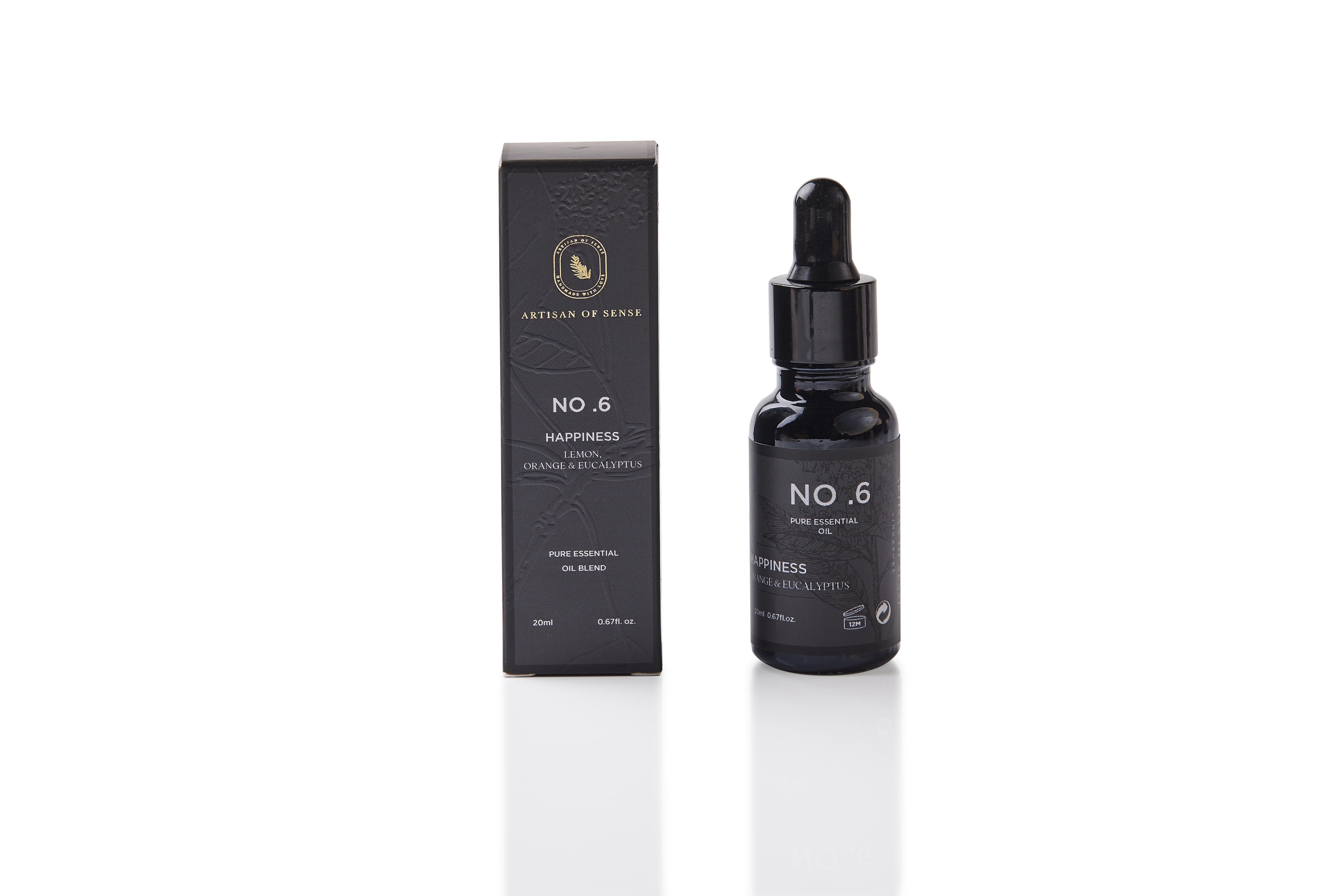 ARTISAN OF SENSE | No.6 Happiness Essential Oil Blend | Lemon Orange & Eucalyptus - Image 2