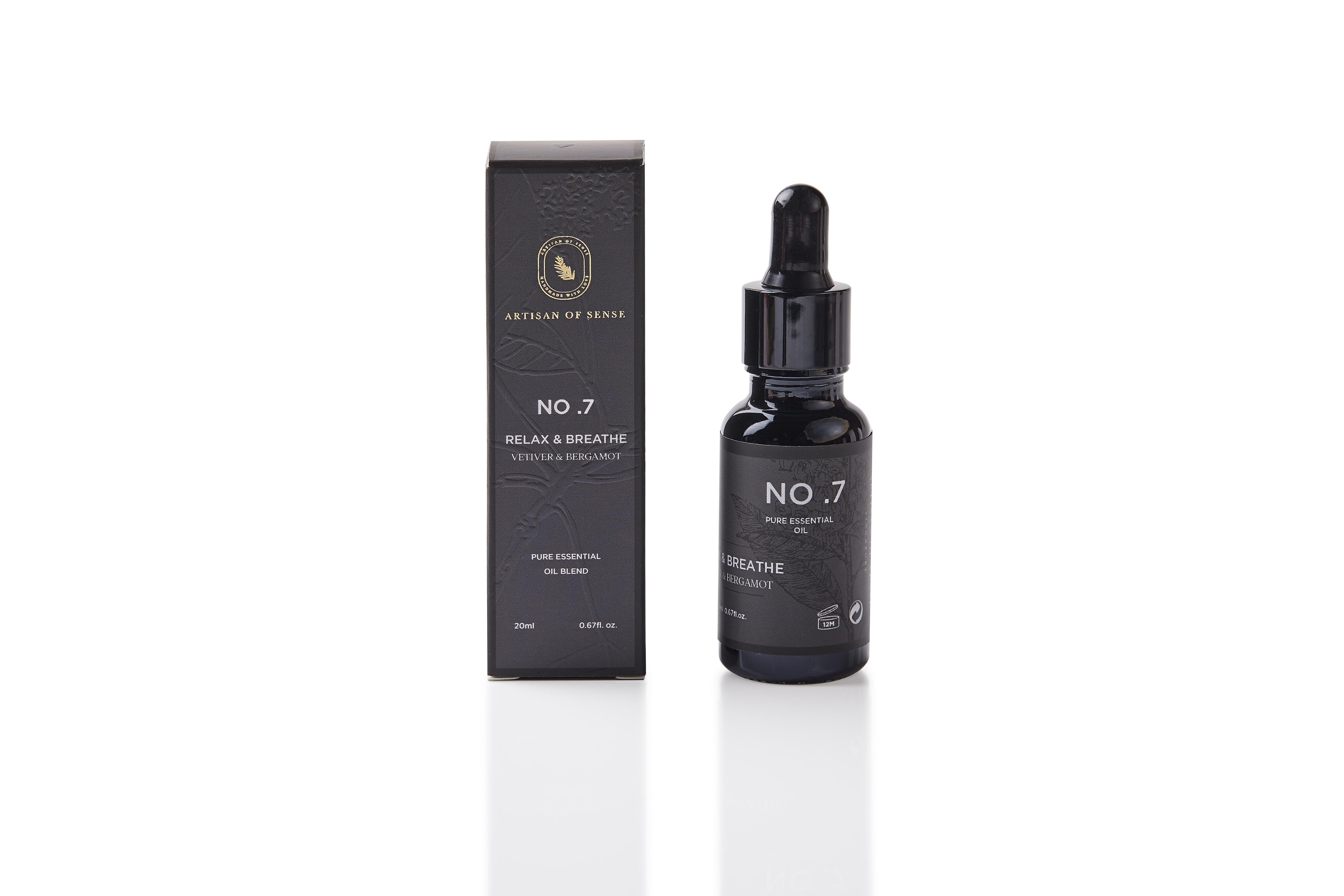 ARTISAN OF SENSE | No.7 Relax & Breathe Essential Oil Blend | Vetiver Lemon & Tea Tree - Image 2