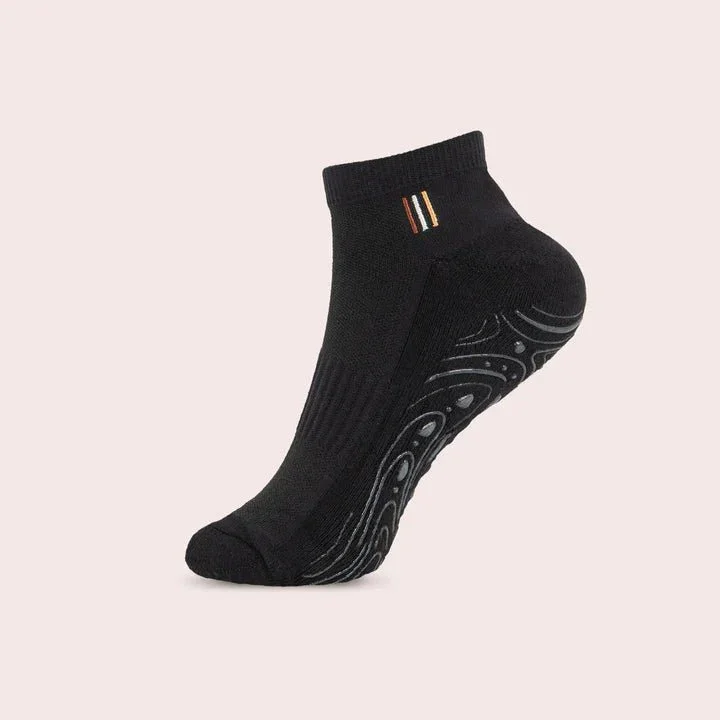 BAHE | Grounded Grippy Ankle Socks - Anthracite - Image 3