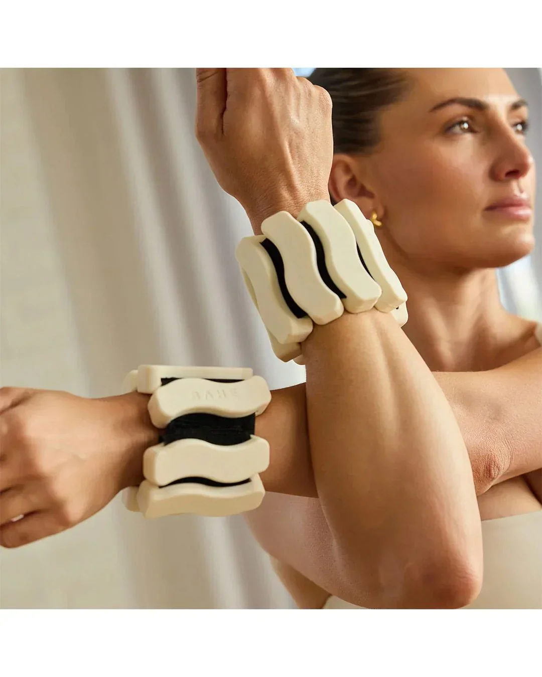 BAHE | Silicone Ankle Wrist Weight 500g - Coconut - Image 3
