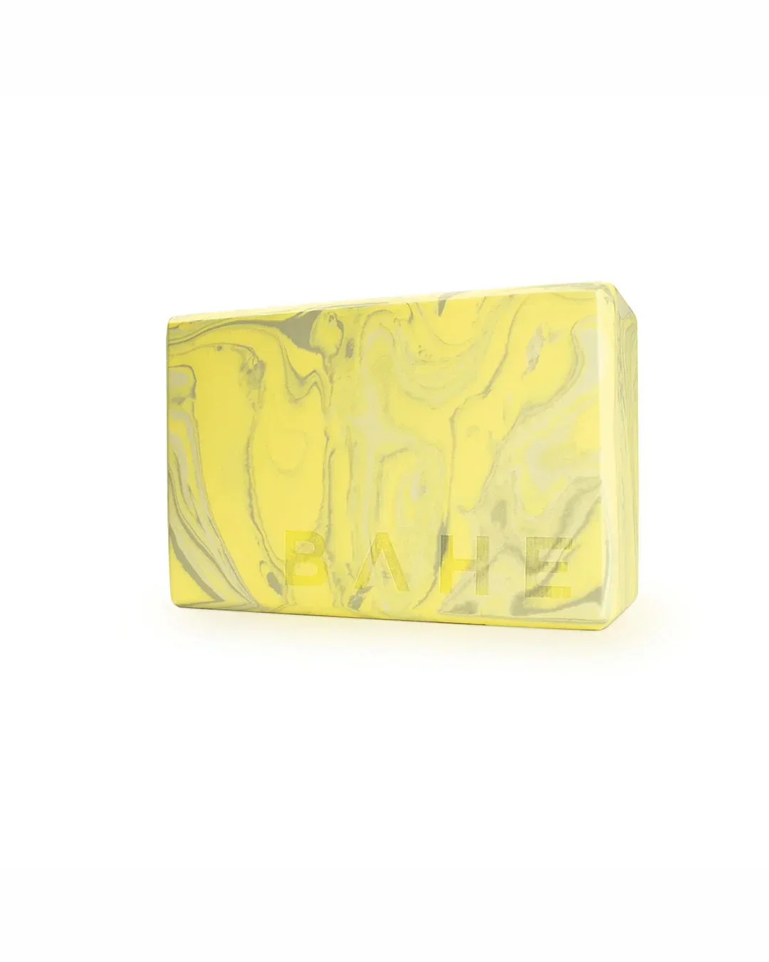 BAHE | Yoga Block 22.5x15x9cm - Pale Lemon Marble - Image 4