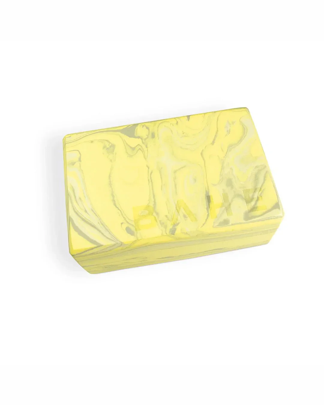 BAHE | Yoga Block 22.5x15x9cm - Pale Lemon Marble - Image 5