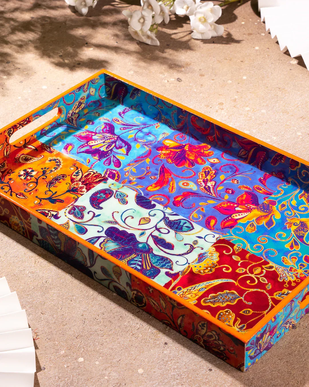 PHOTO PHACTORY | Batik Art Rectangle Tray - Image 2