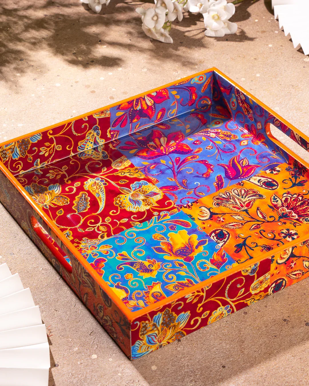 PHOTO PHACTORY | Batik Art Square Tray - Image 2