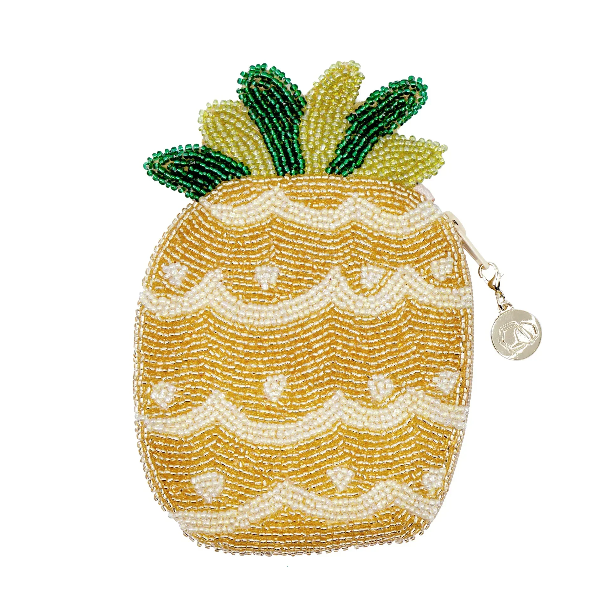 Beaded Coin Purse - Pineapple - Image 2
