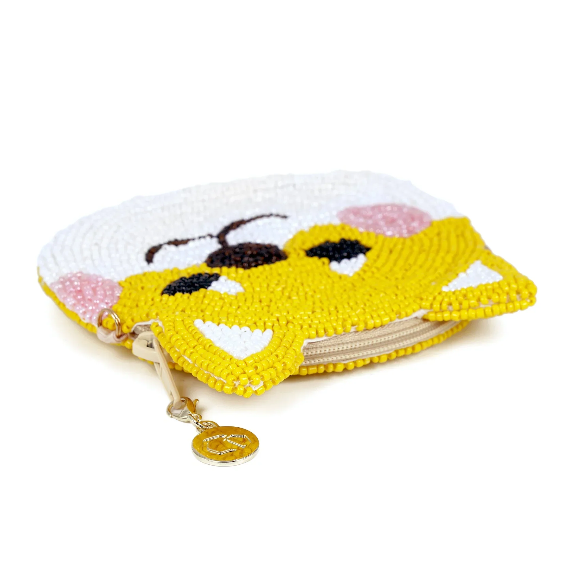 Beaded Coin Purse - Shiba (Yellow) - Image 3