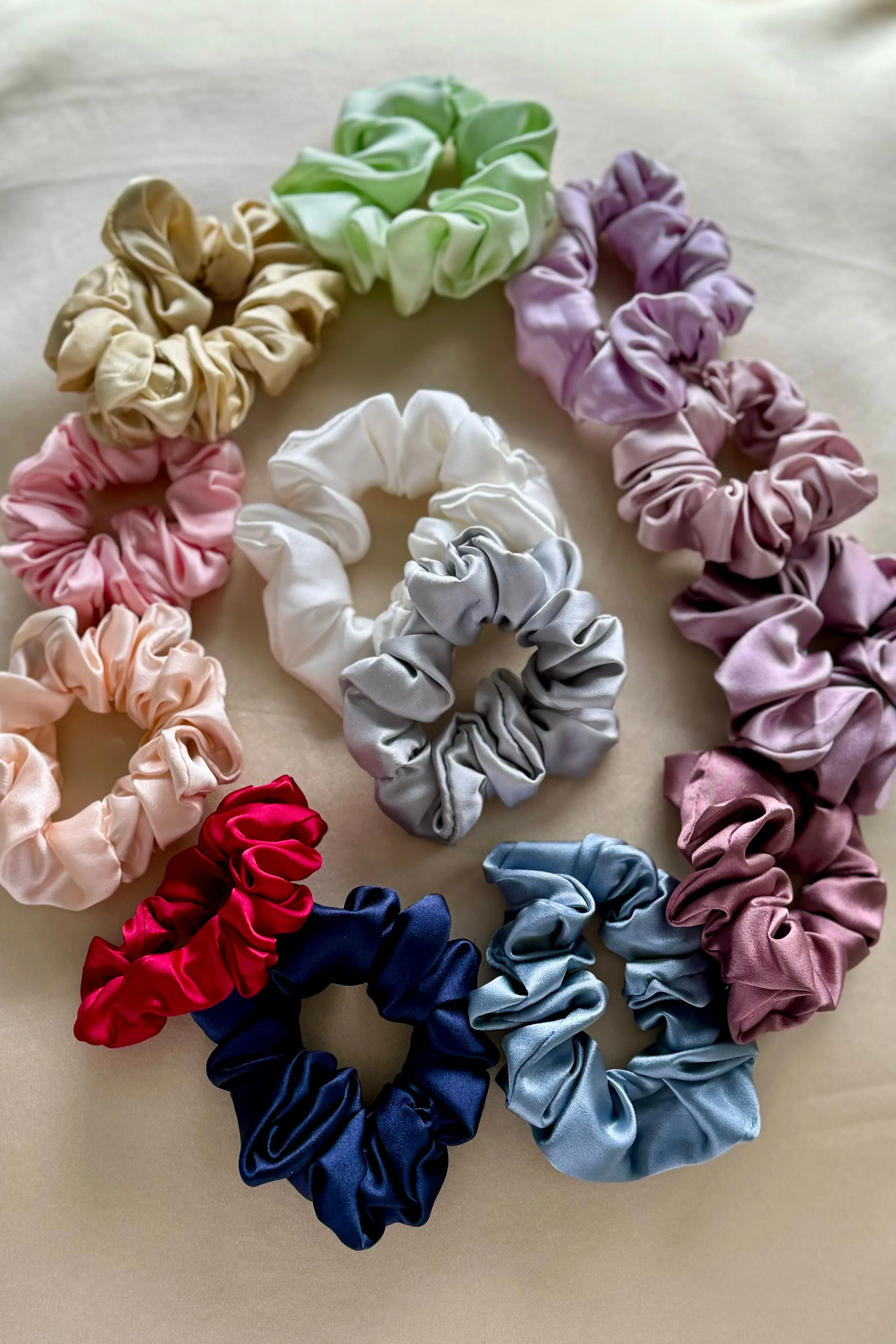 BELLS & BIRDS | Mulberry Silk Scrunchies (Set of 3) - Image 16