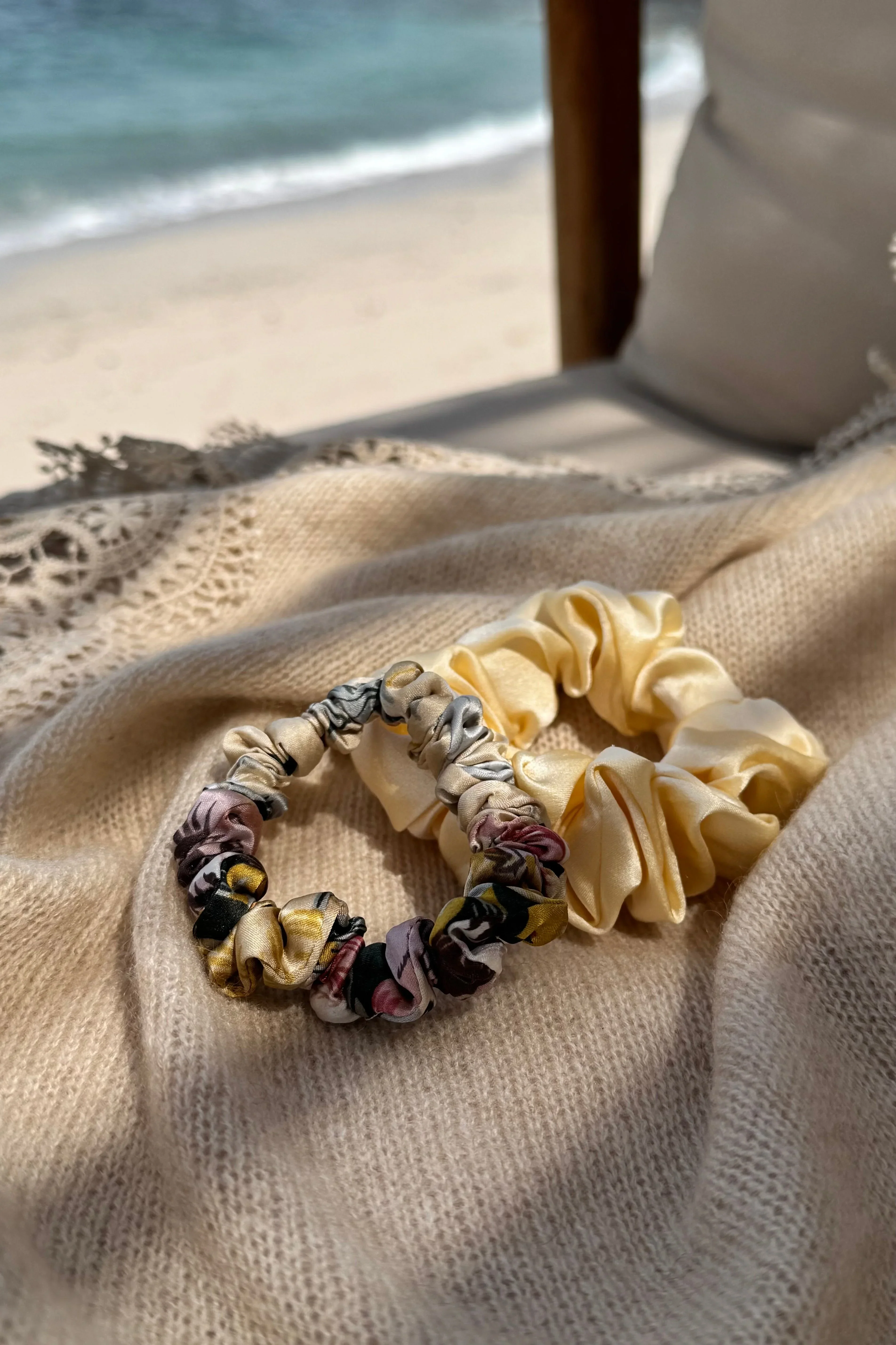 BELLS & BIRDS | Mulberry Silk Scrunchies (Set of 3) - Image 3