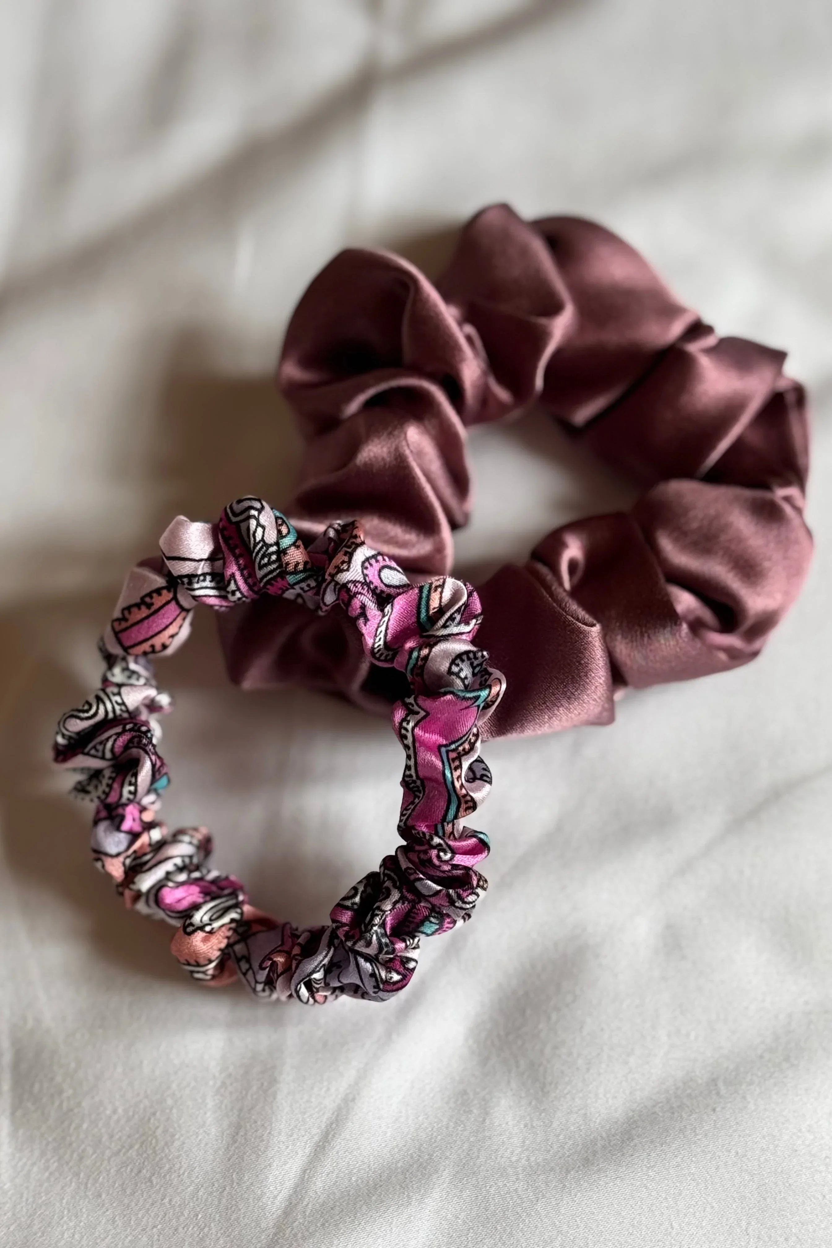 BELLS & BIRDS | Mulberry Silk Scrunchies (Set of 3) - Image 7