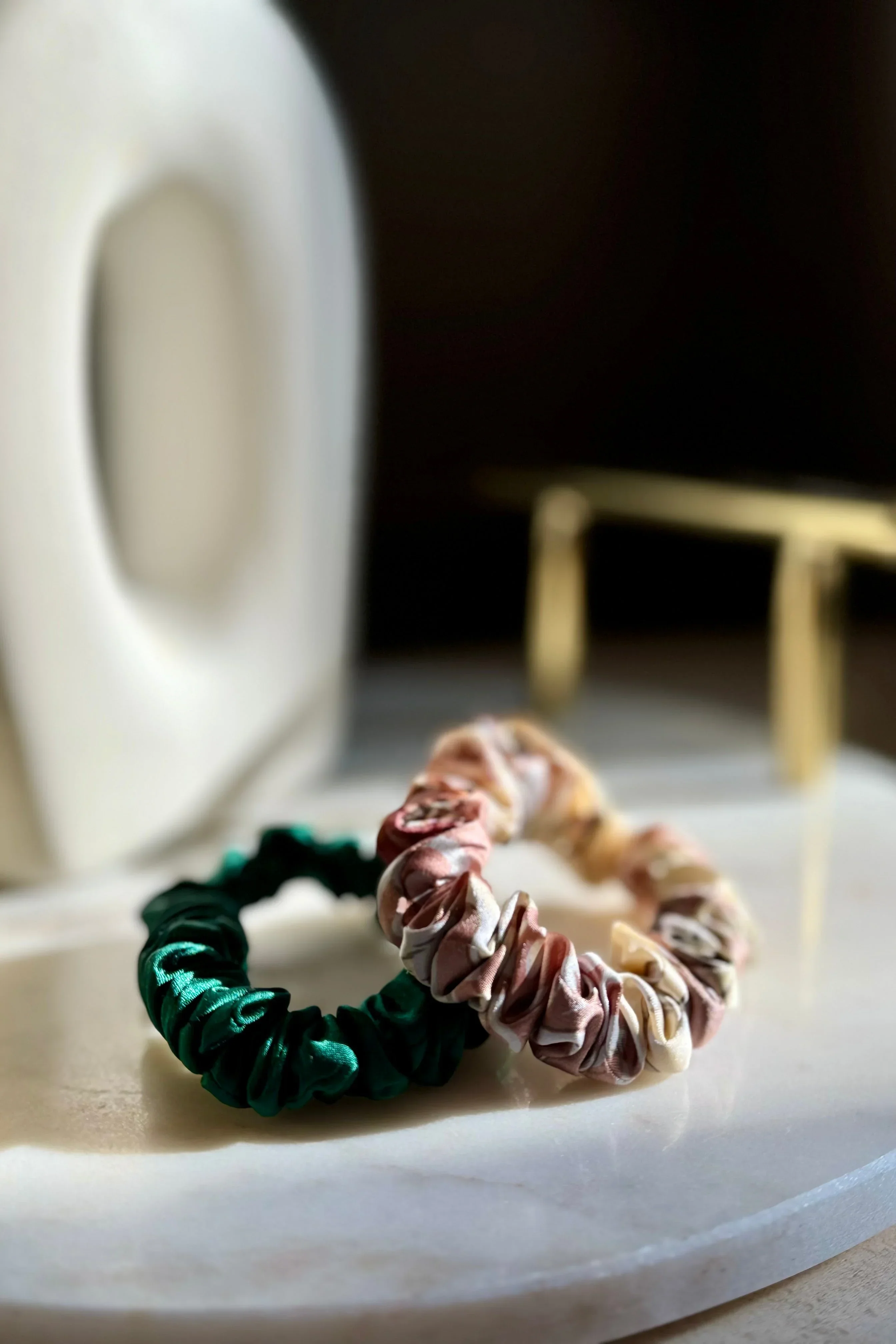 BELLS & BIRDS | Mulberry Silk Scrunchies (Set of 3) - Image 8