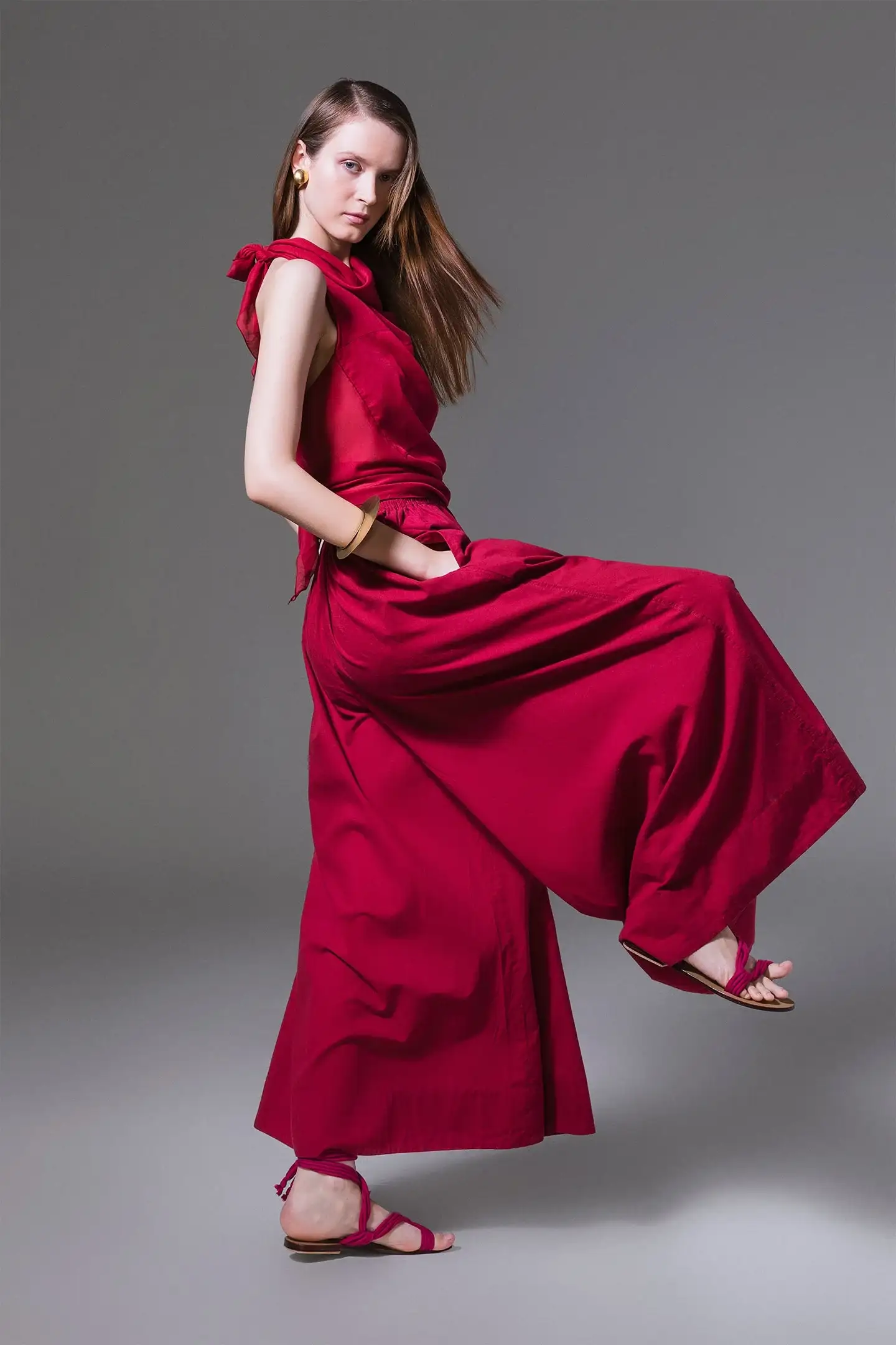 BIASA | MALIA | Elasticated Waist Voluminous Leg Pants