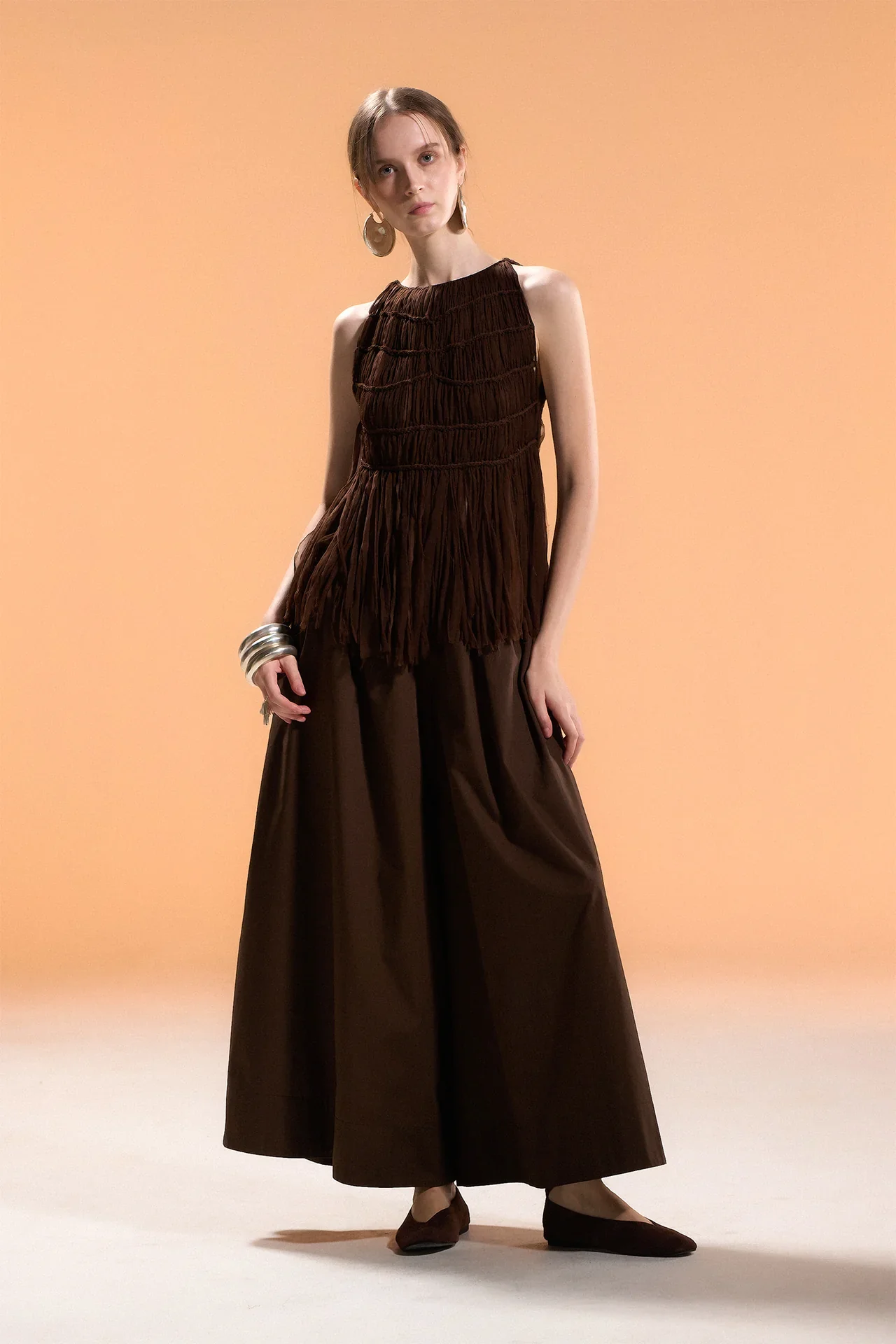 BIASA | MALIA | Elasticated Waist Voluminous Leg Pants - Image 5