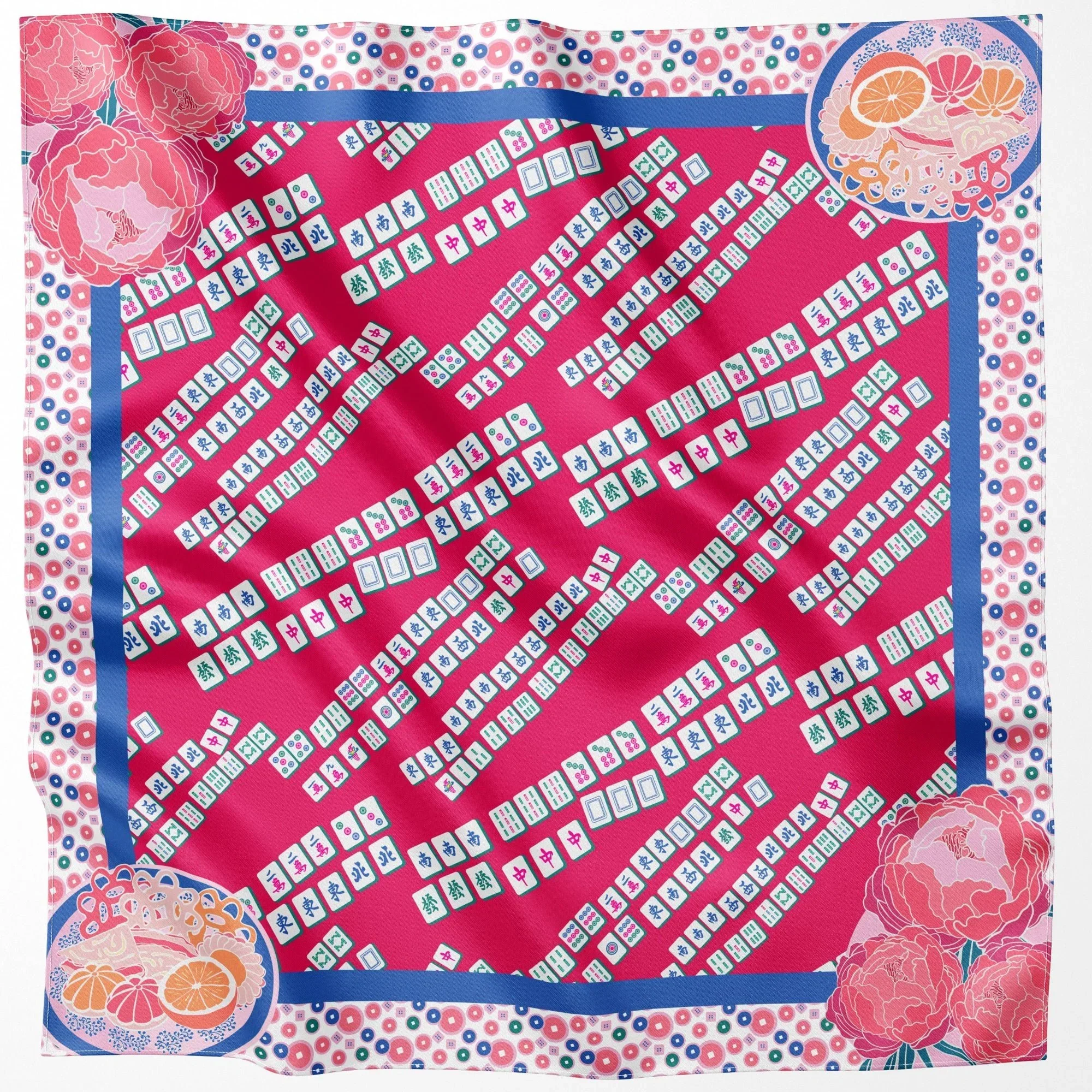 BINARY STYLE | Aunty's Winning Hands Premium Silk Scarf